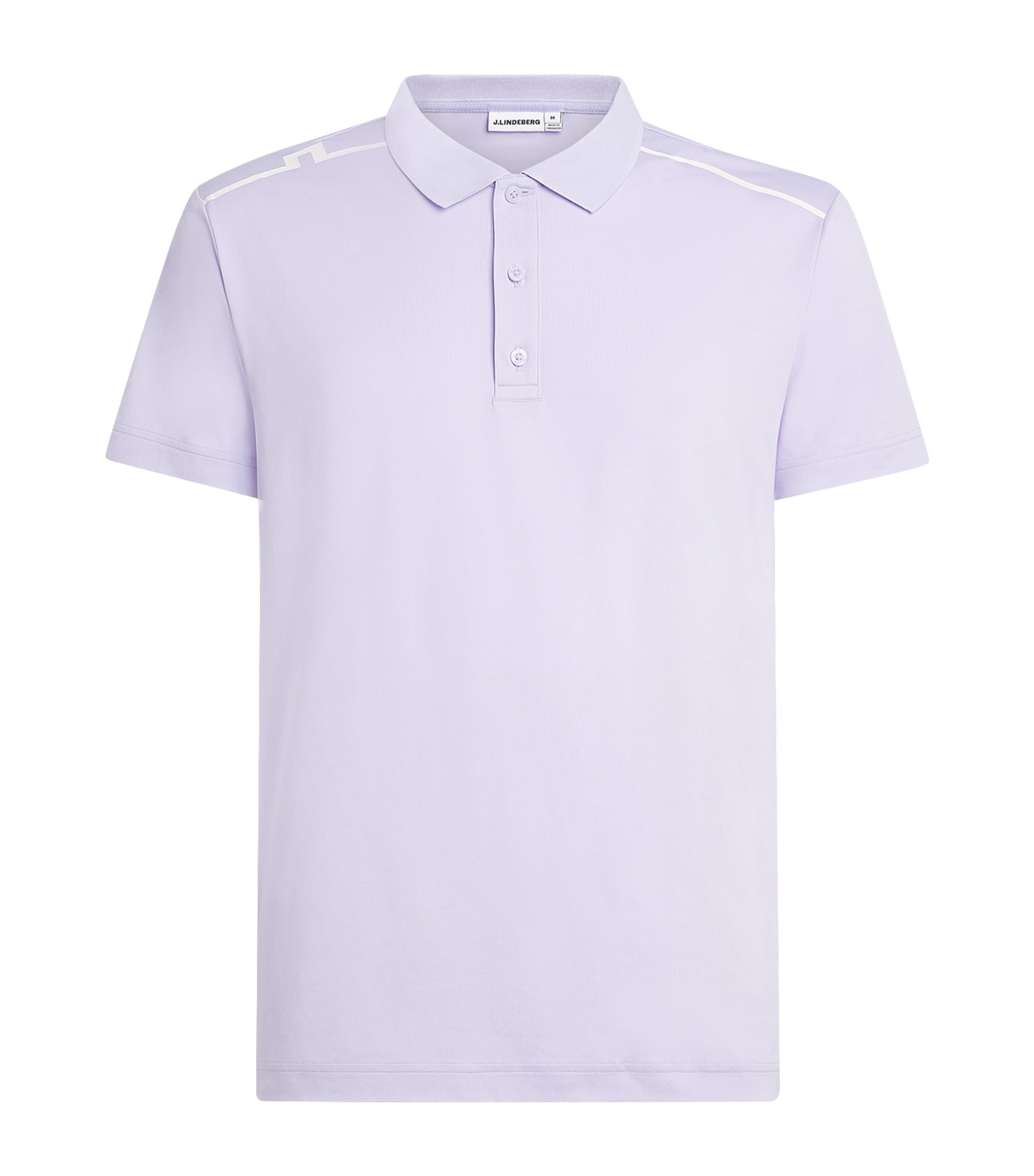 J Lindeberg Mens Lionel Polo Shirt Purple Heather