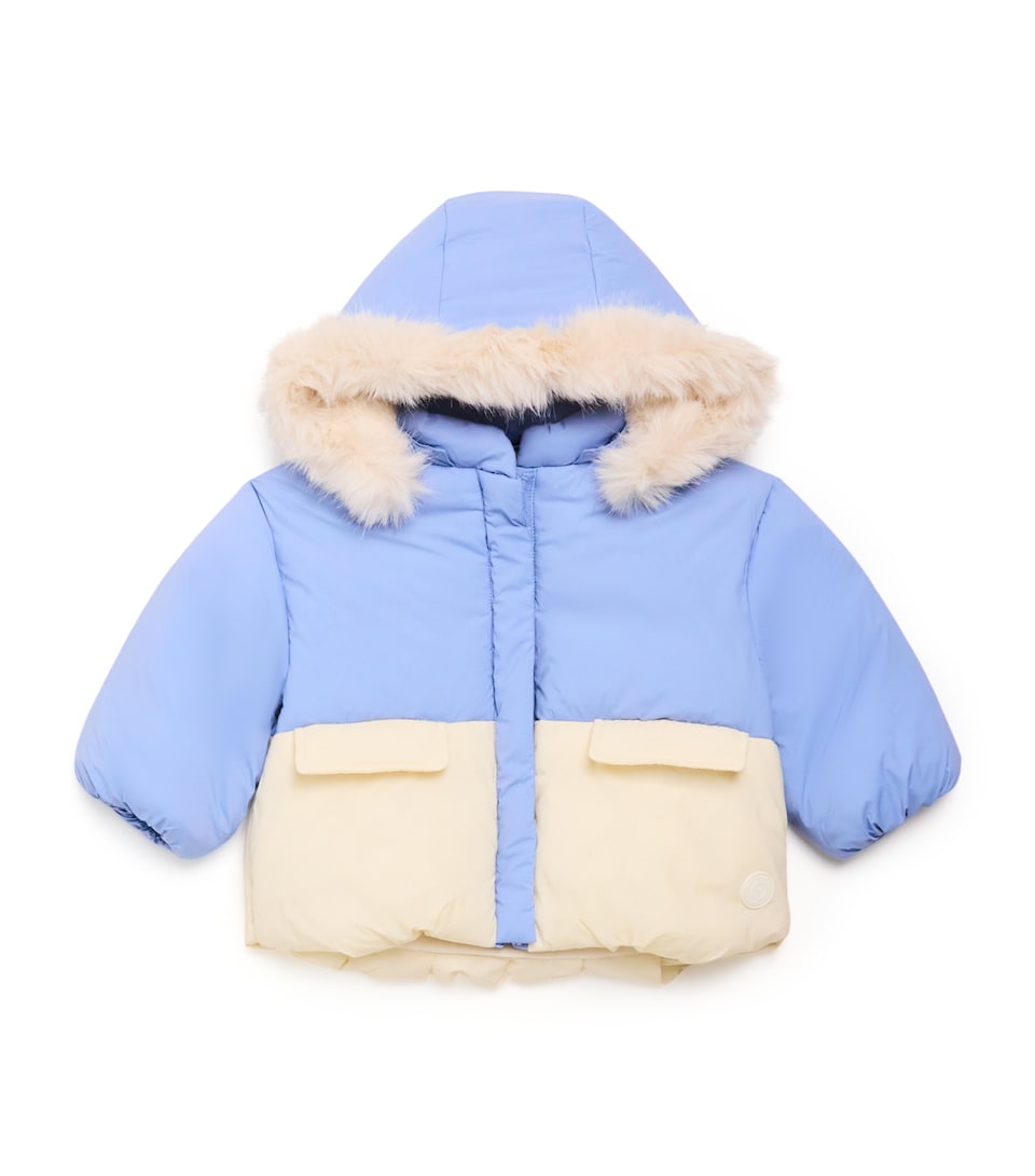 Faux Fur-Trim Padded Puffer Jacket (6 Months - 3 Years)