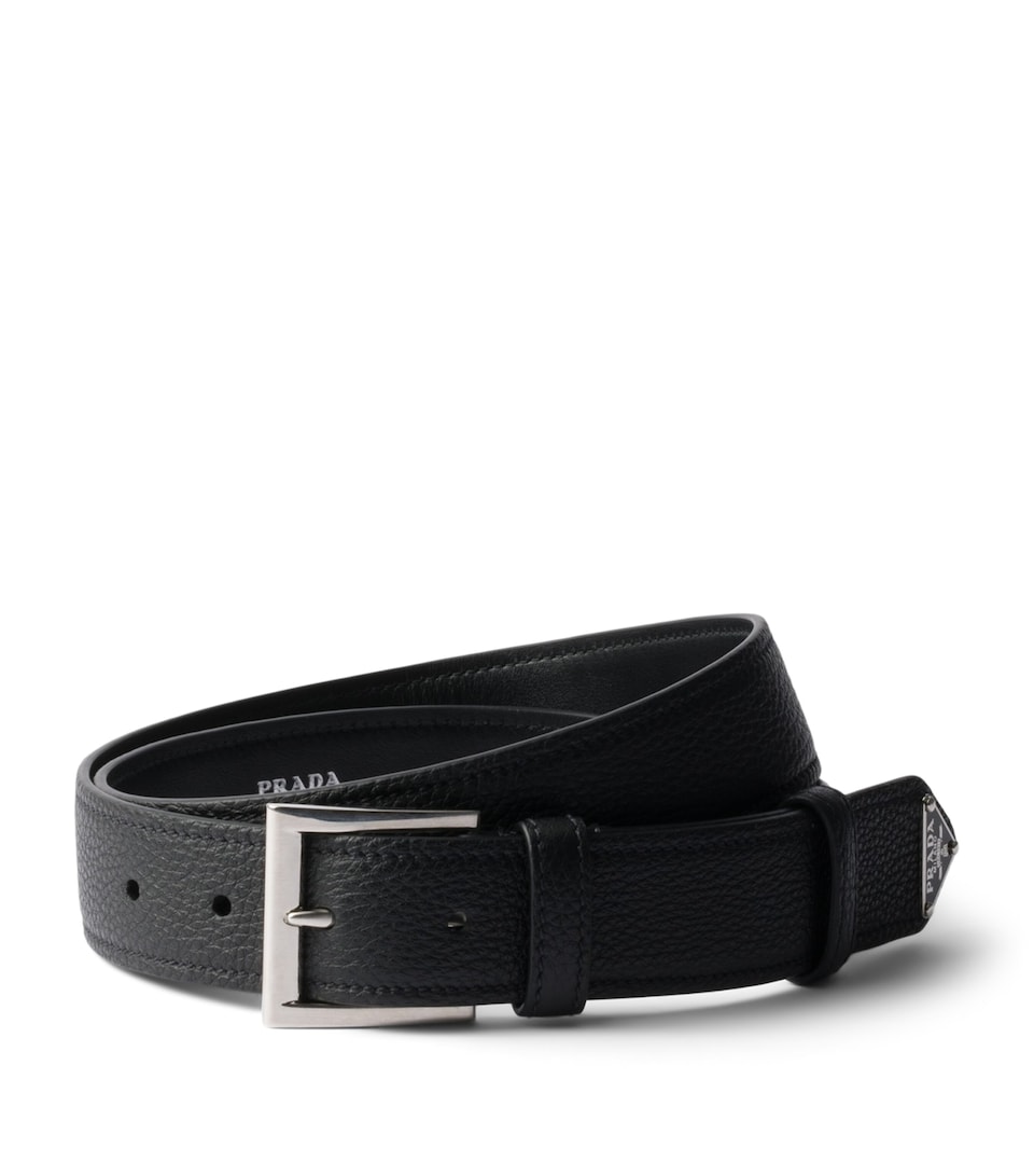 Leather Logo Belt