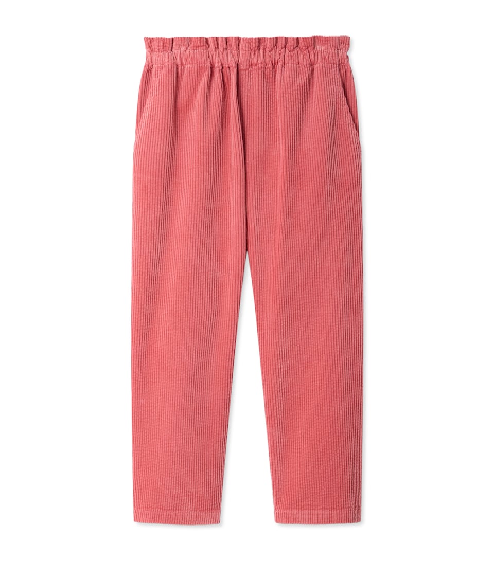 Bonpoint Stretch Cotton Corduroy Trousers (4-8 Years) Framboise