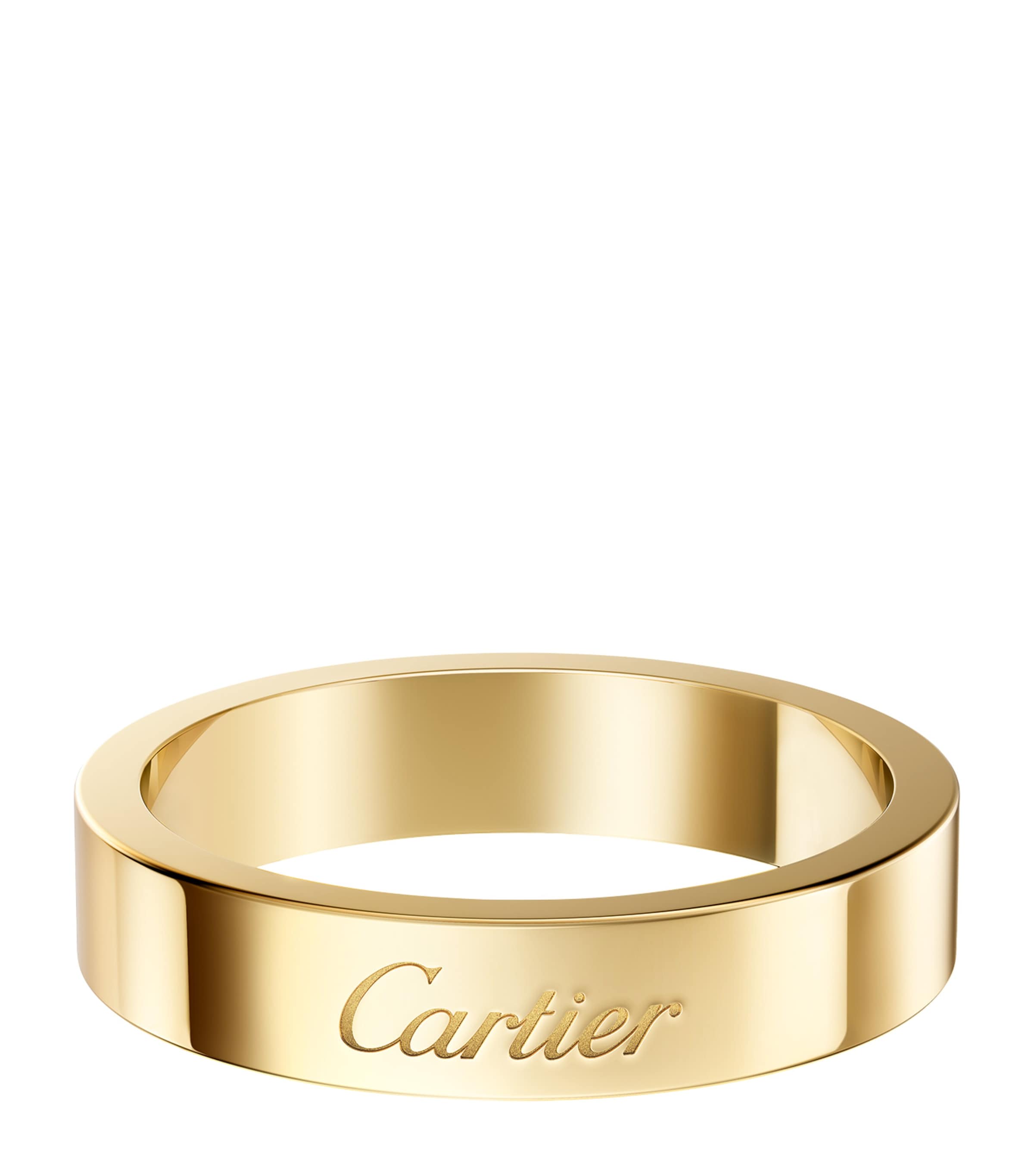 Yellow Gold C de Cartier Wedding Ring