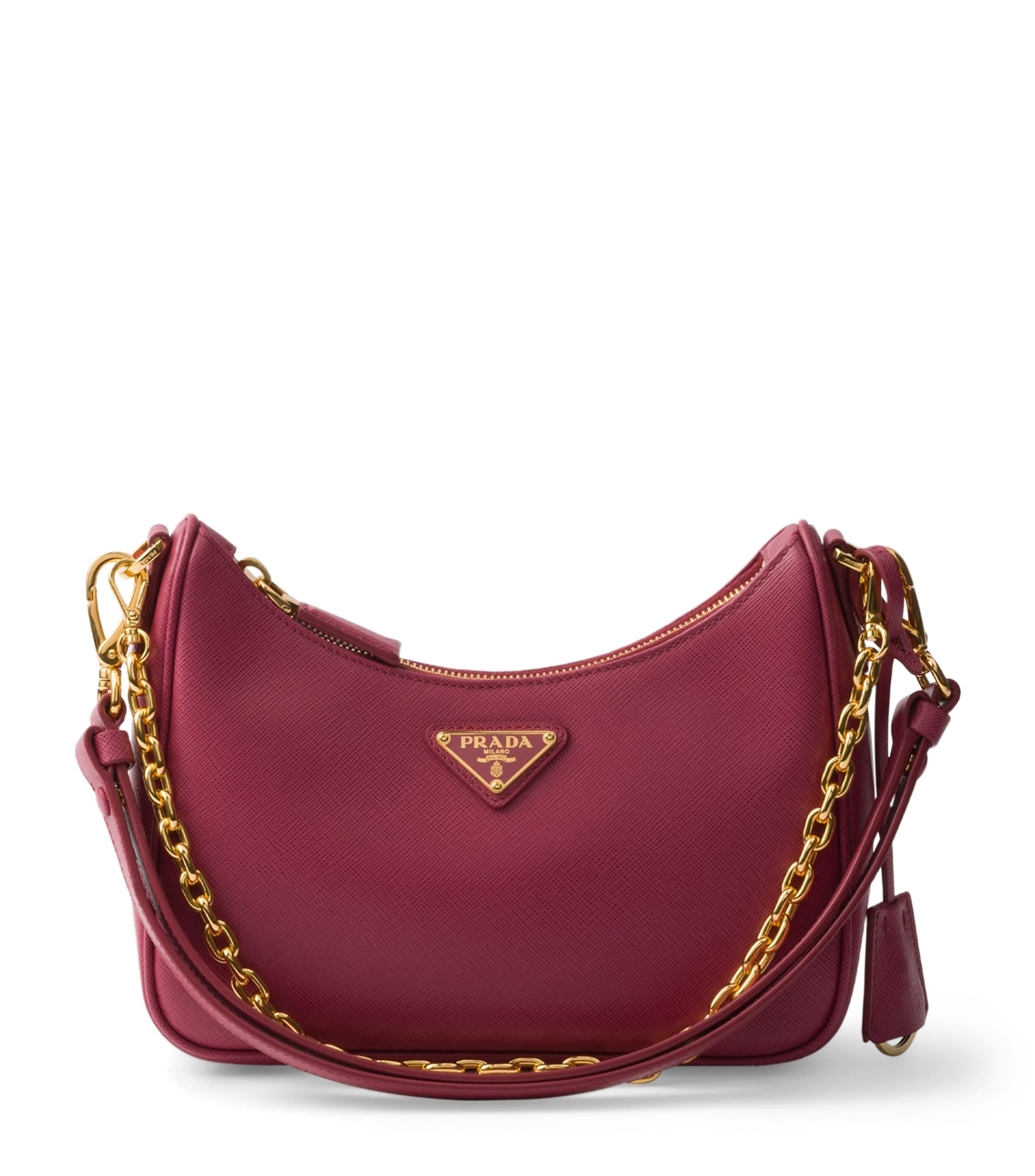 Mini Saffiano Leather Re-Edition Shoulder Bag