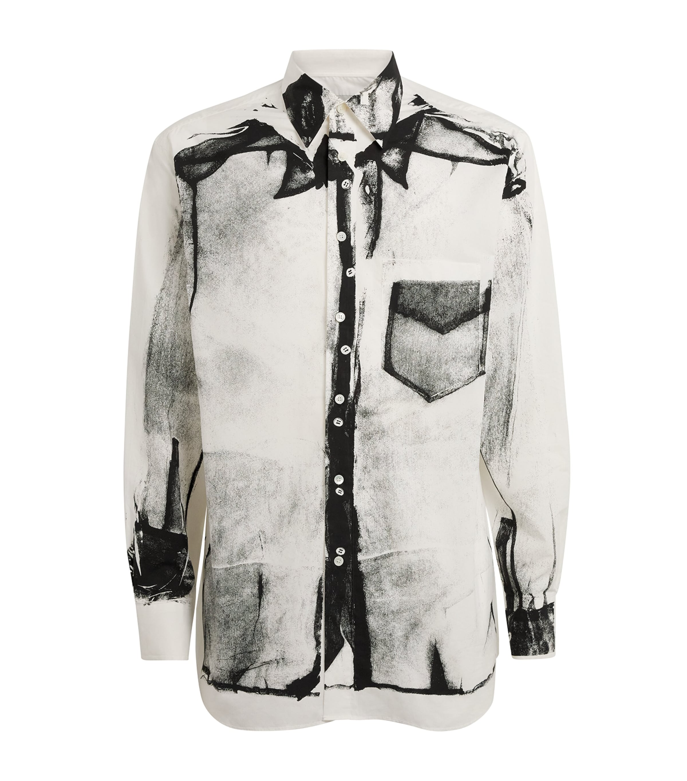 Paul Smith Mens Cotton Garment Print Shirt