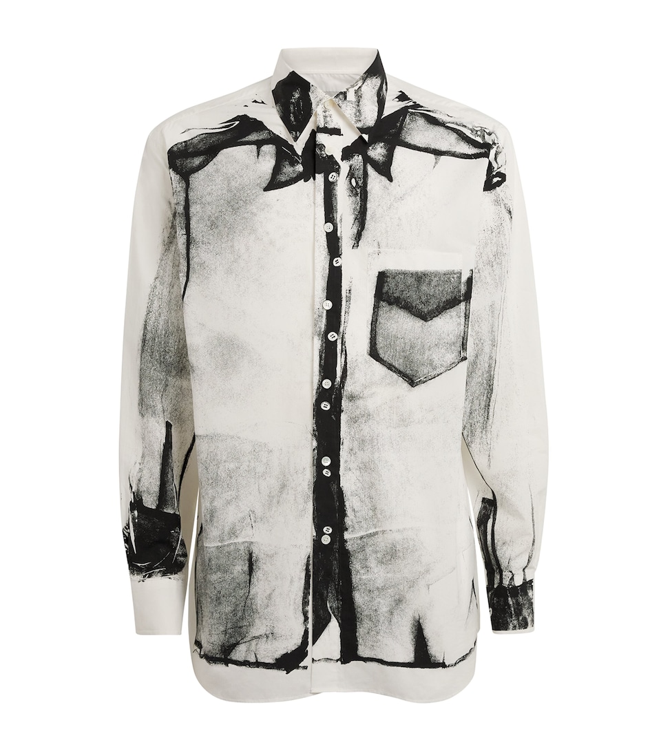Paul Smith Mens Cotton Garment Print Shirt