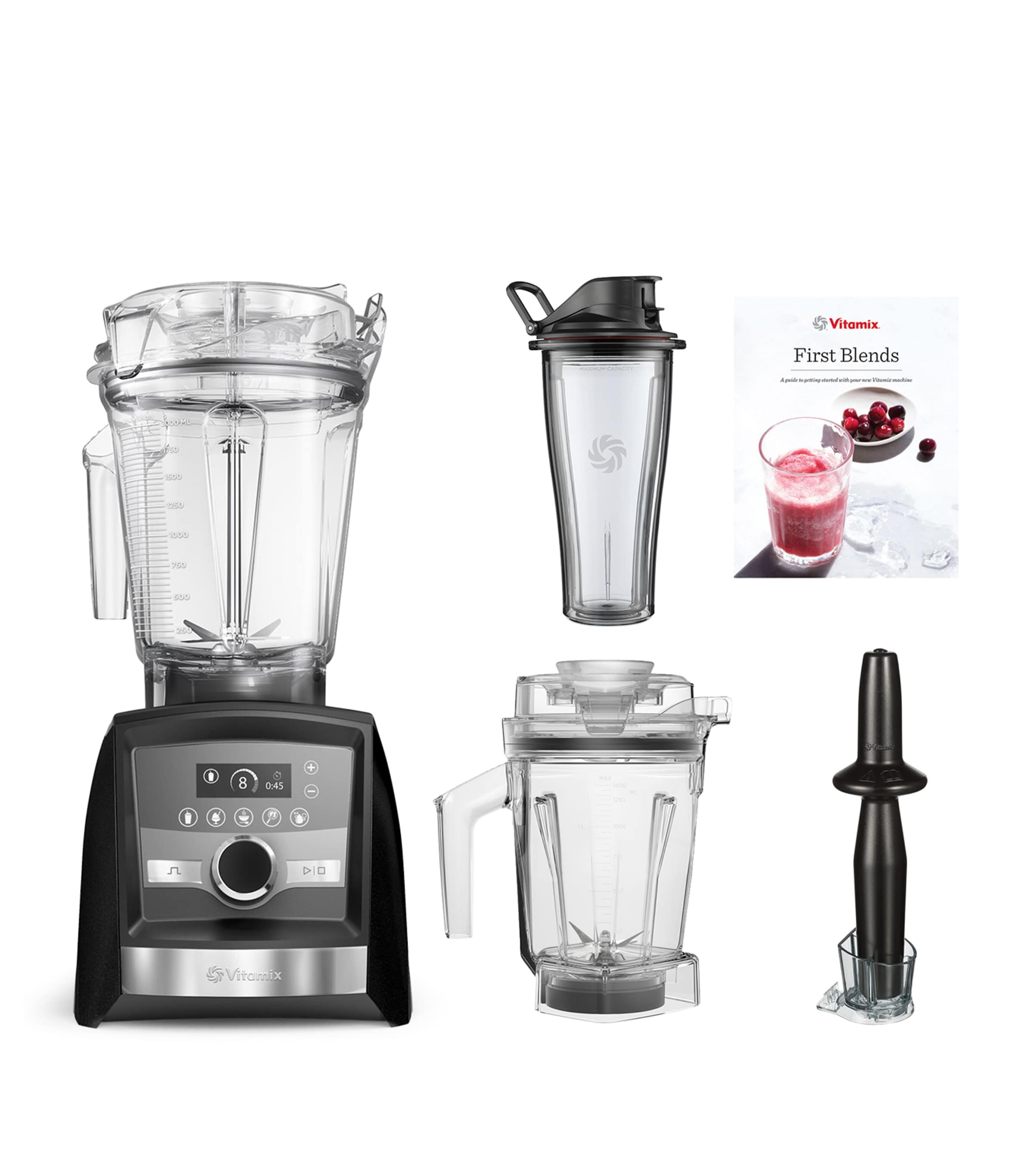 Vitamix Ascent A3500i Blender and Accessories Bundle Graphite