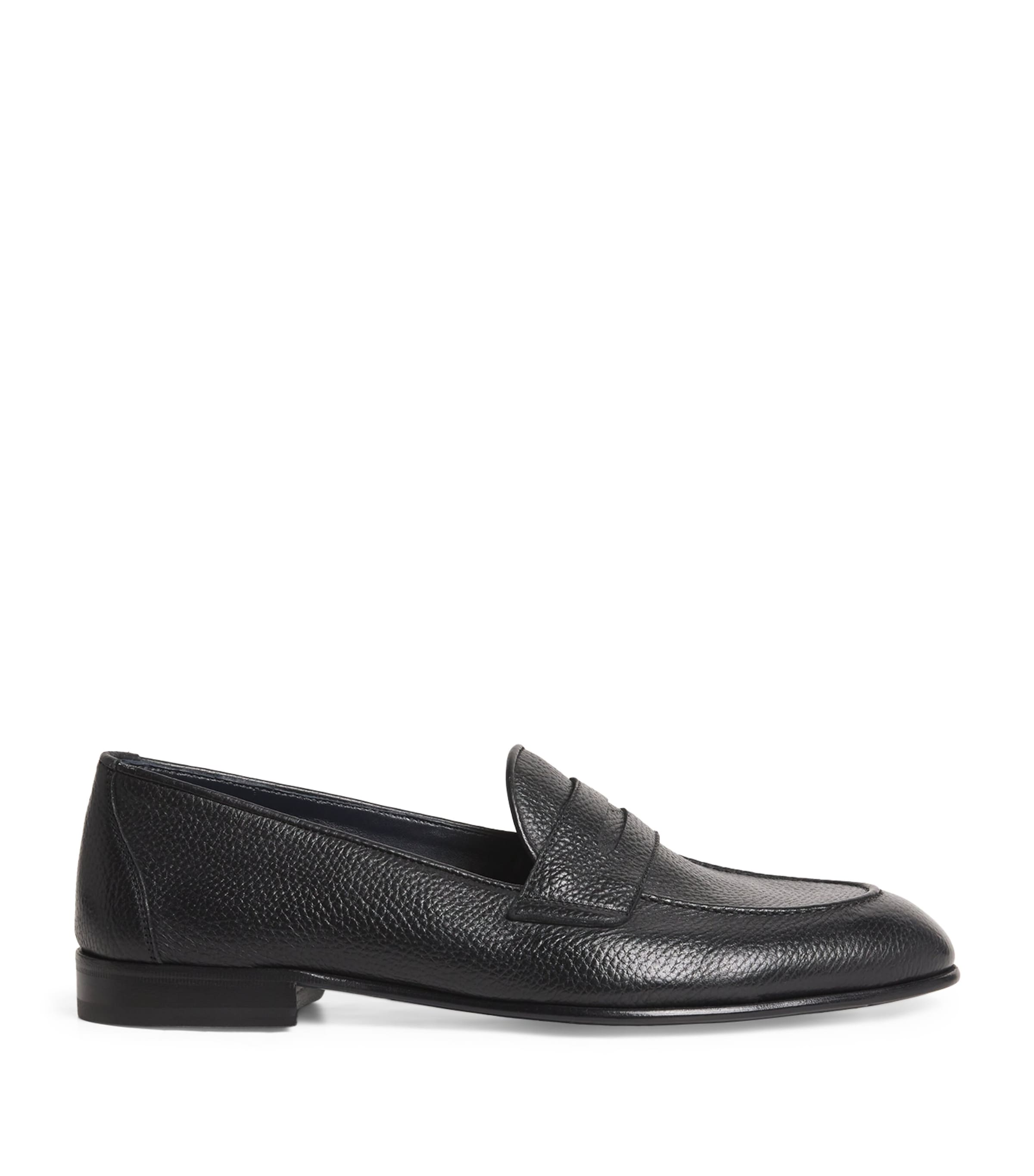 Brioni Leather Appia Loafers