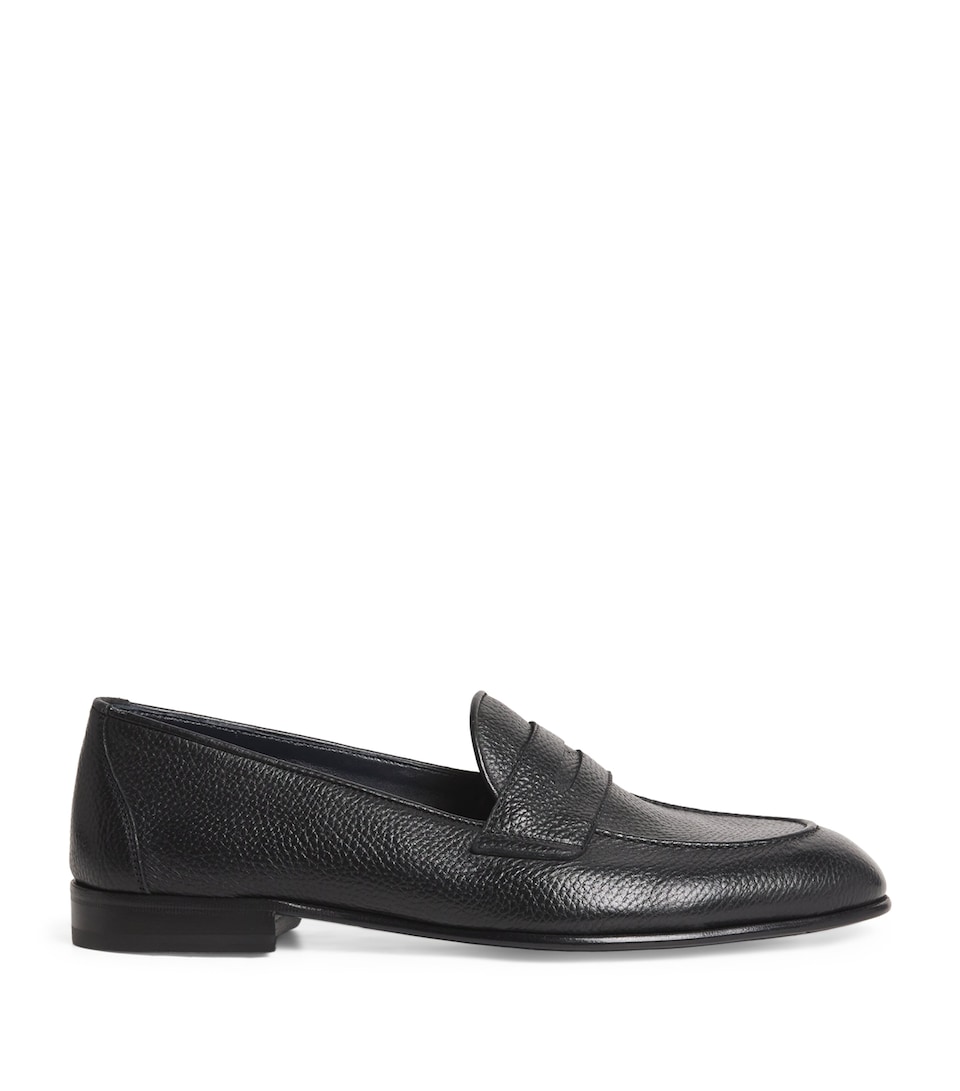 Brioni Leather Appia Loafers