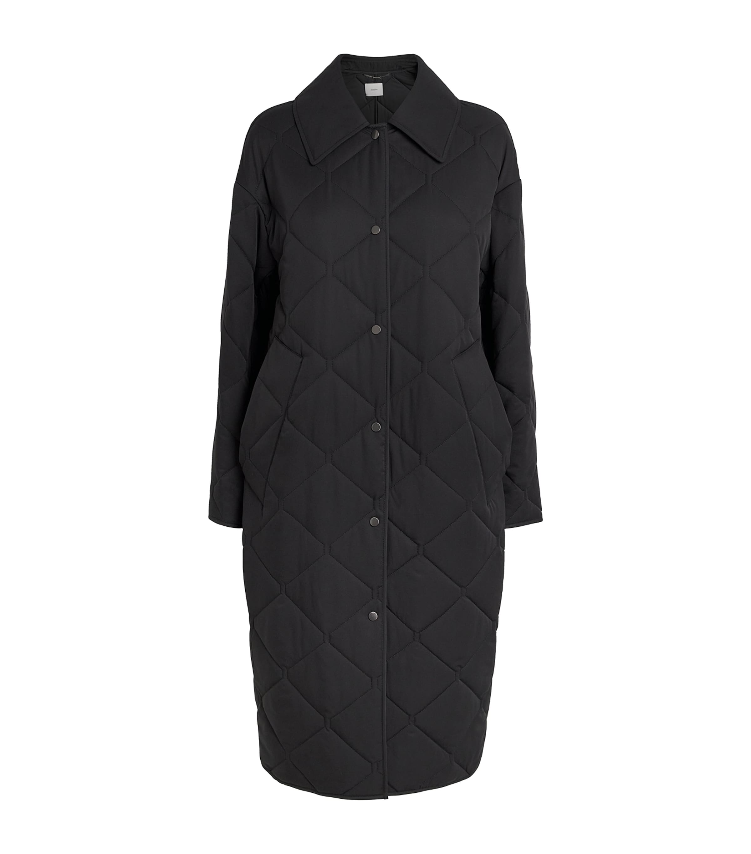 Diamond Quilted Penny Coat