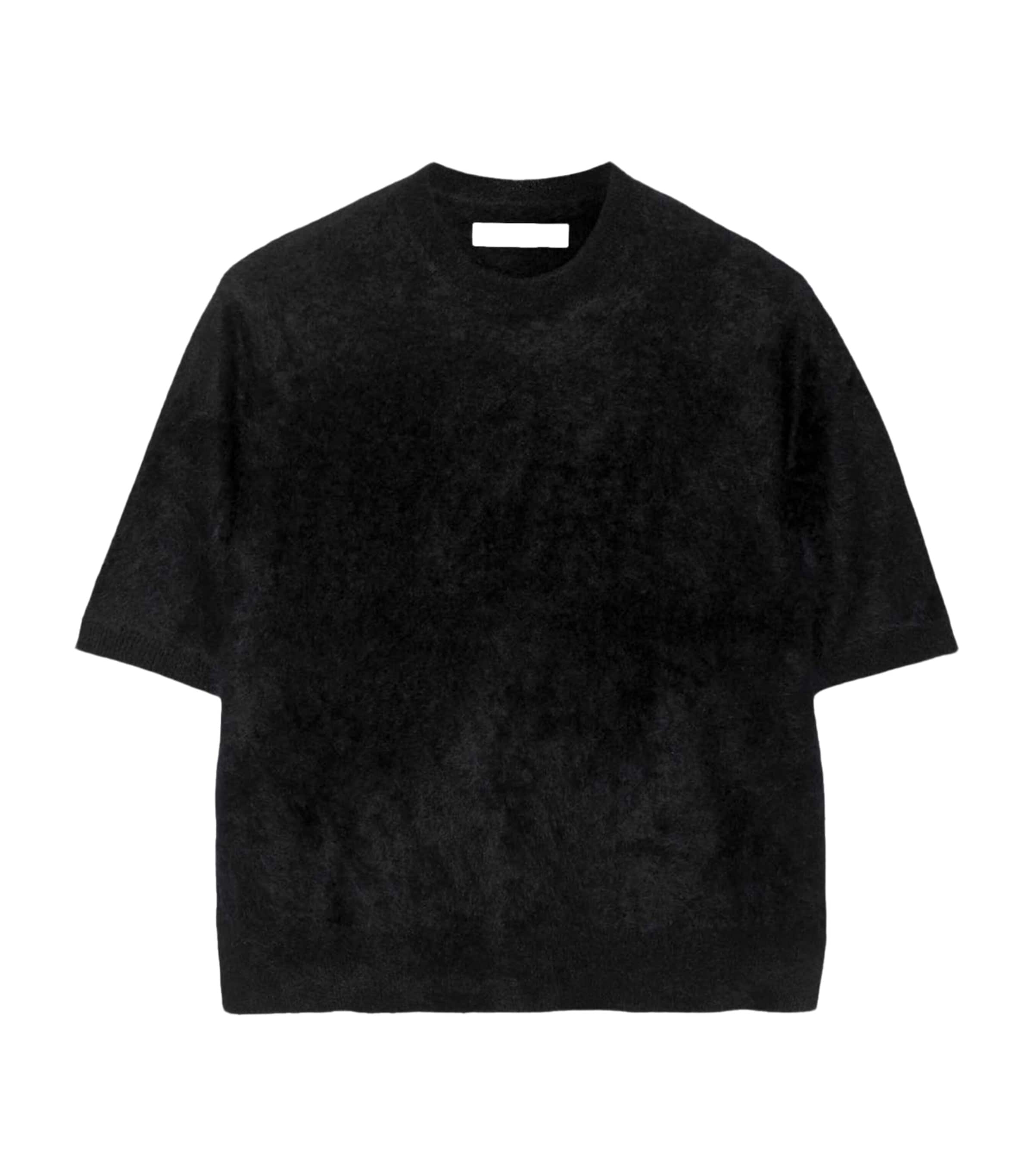 AllSaints Womens Cashmere Ada Short-Sleeve Sweater Black
