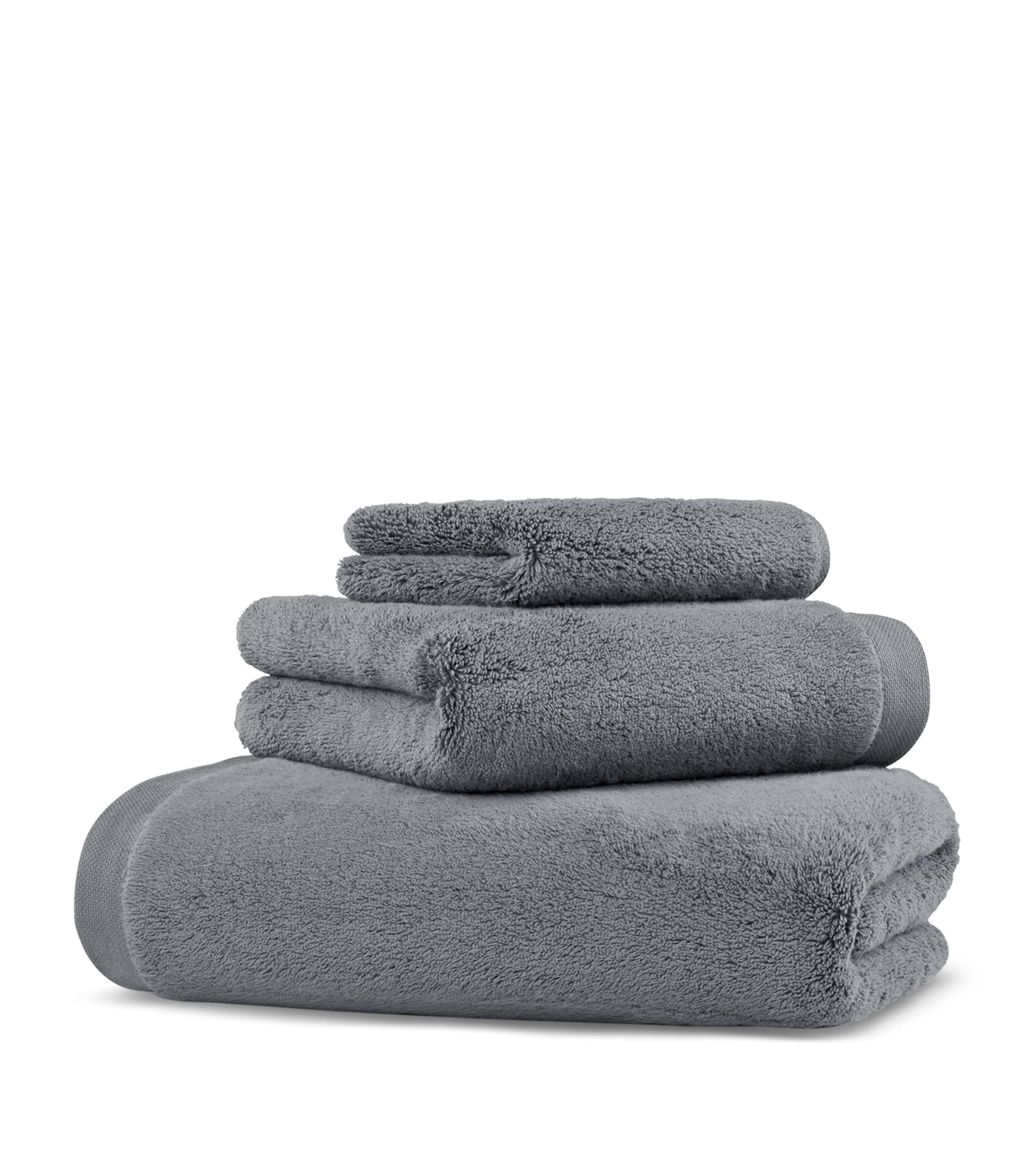 Hamam Organic Cotton Olympia Guest Towel (30cm x 40cm) Dark Frost