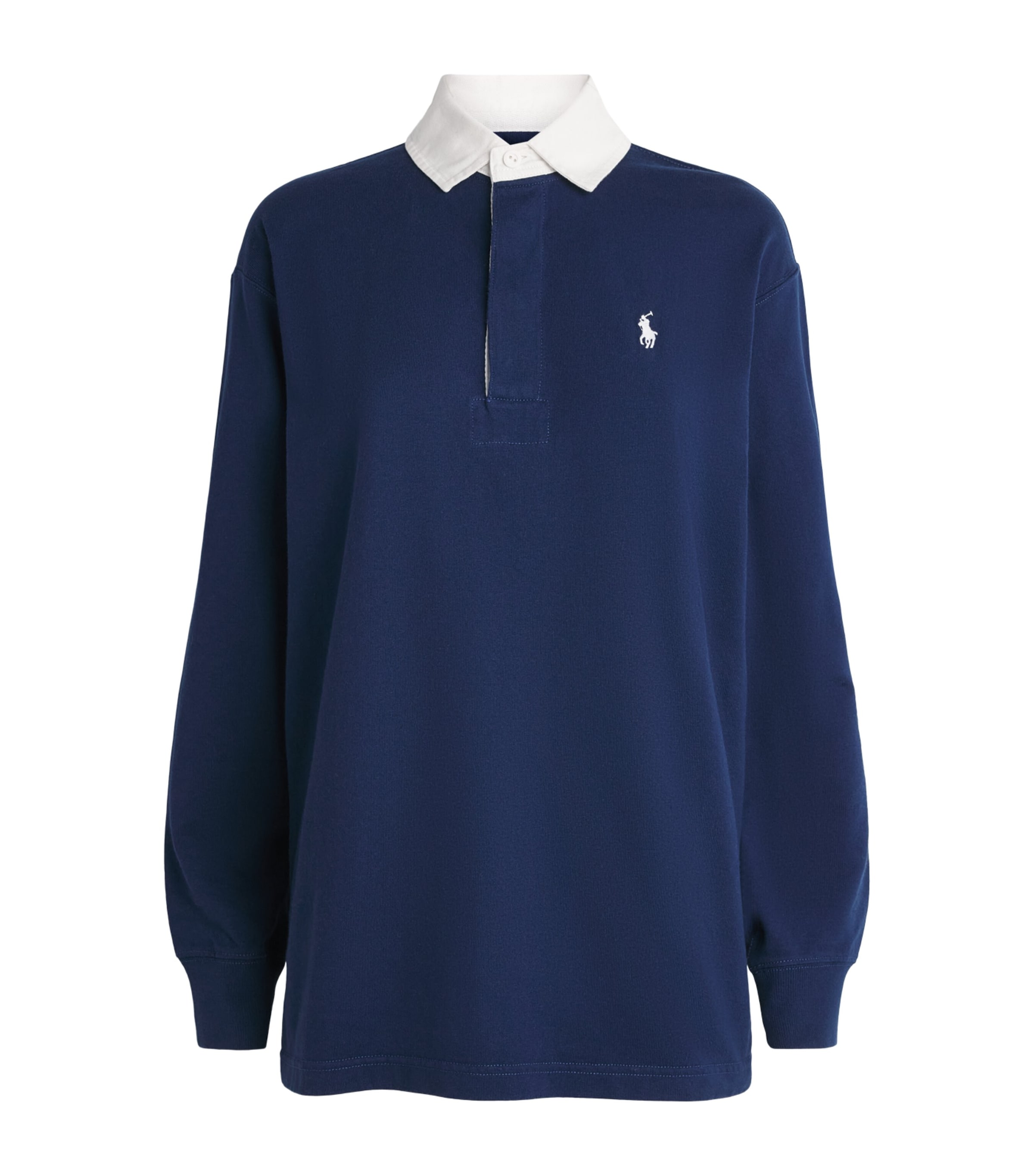 Polo Ralph Lauren Womens Cotton Rugby Shirt Eastside Royal