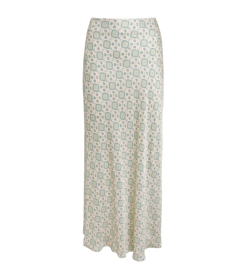 Claudie Pierlot Womens Printed Maxi Skirt Light Print