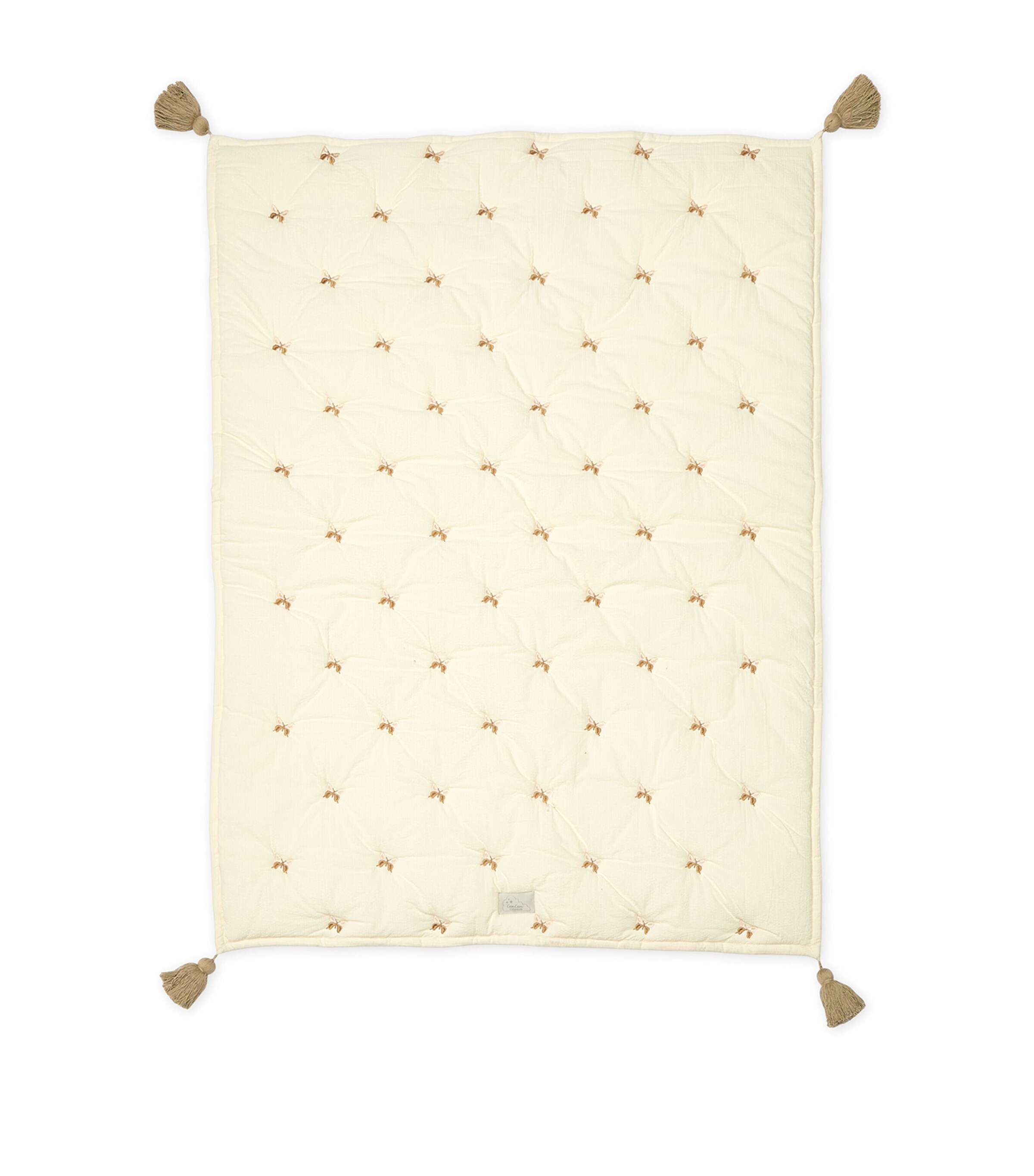 Embroidered Butterfly Blanket