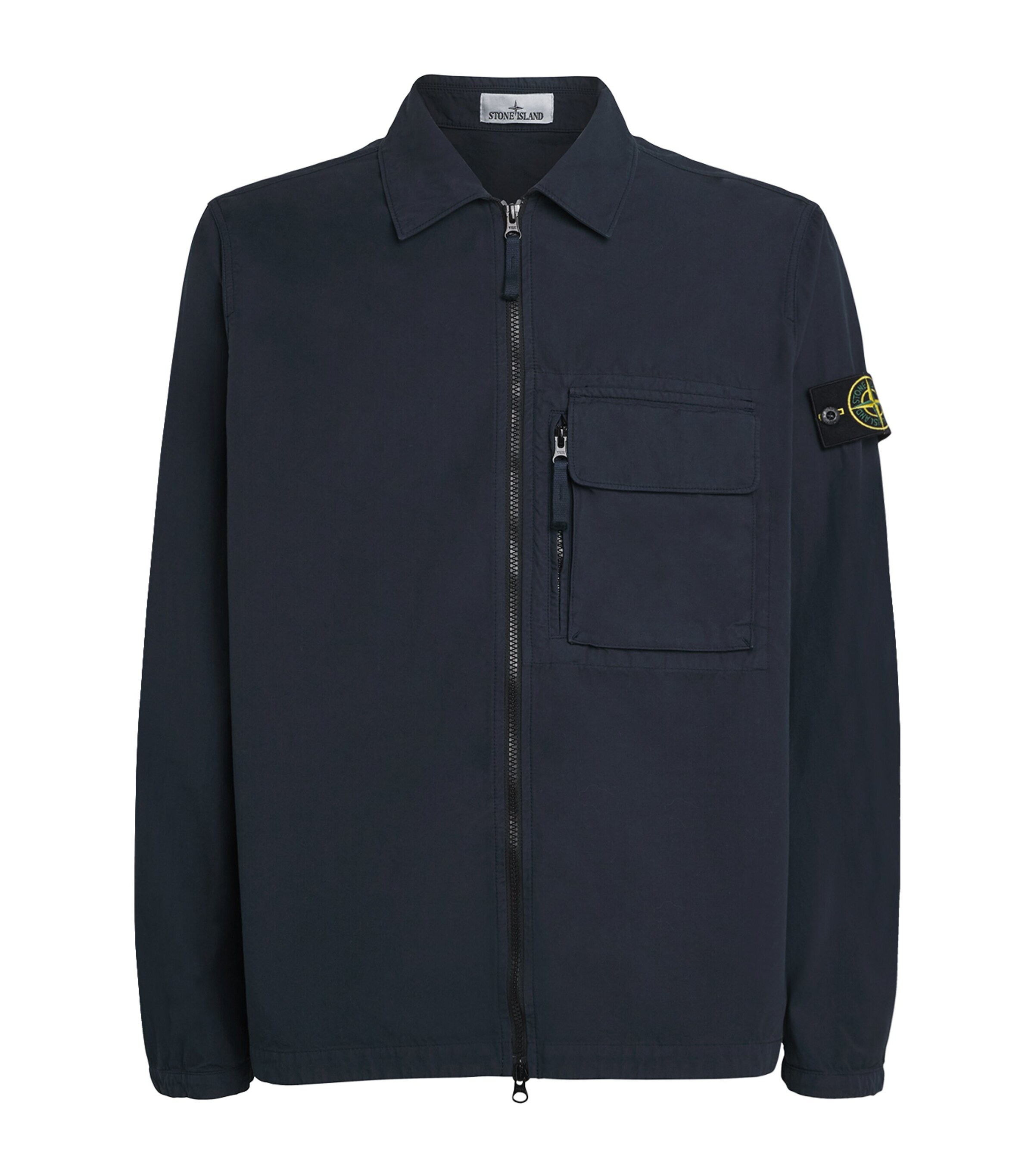 Cotton 2-Way Zip Overshirt