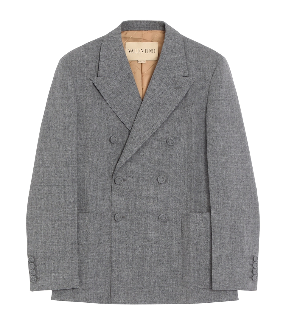 Valentino Garavani Mens Double-Breasted Blazer