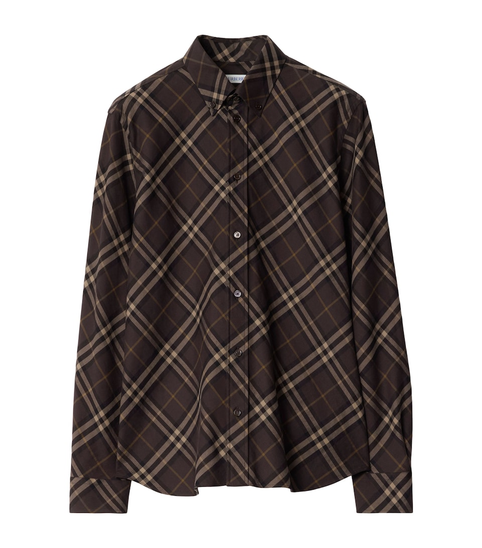 Cotton Flannel Check Shirt
