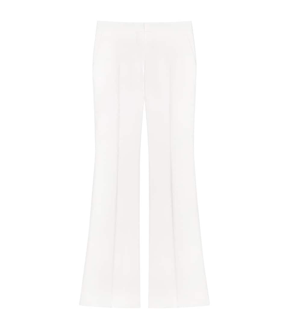 Wool Flared Trousers
