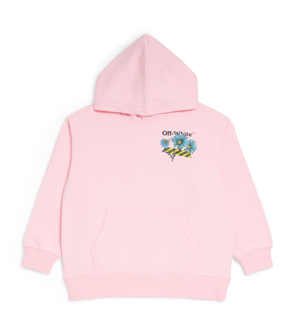 Off-White Kids Daisy Tape Sweatshirt (4-12+ Years) Ballet Slipper