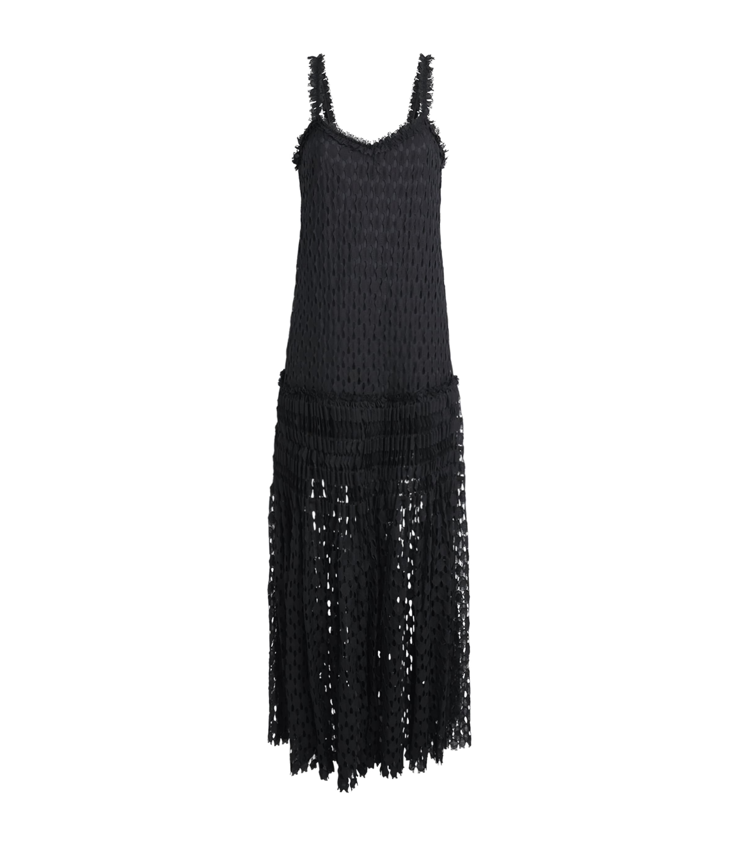 Ulla Johnson Womens Lace Sigrid Maxi Dress Black