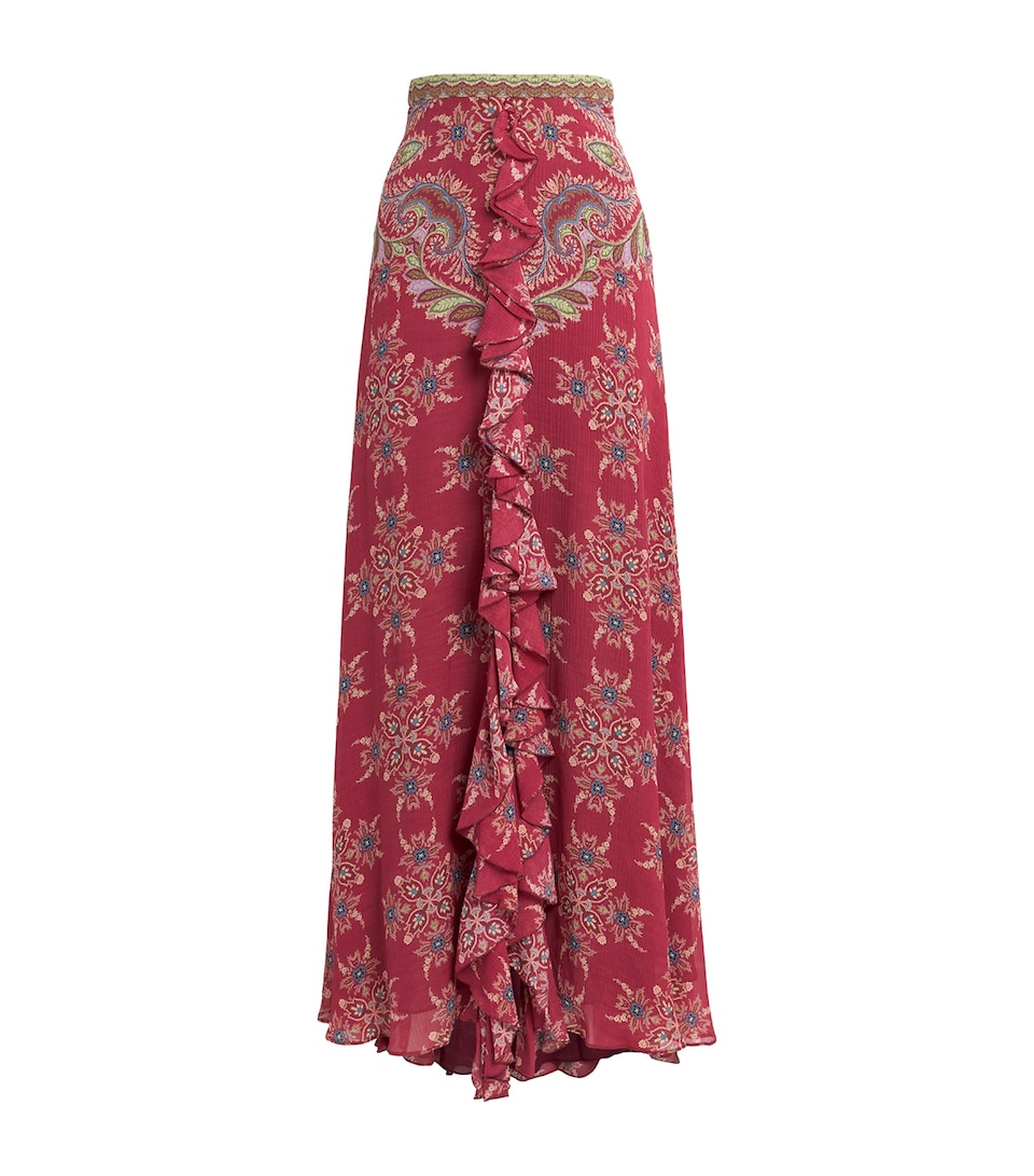 Ruffled Maxi Skirt