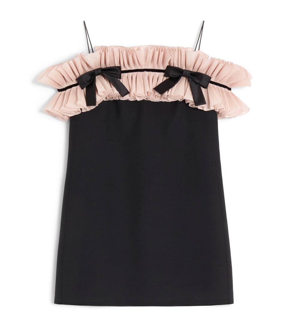 Silk Crepe Mini Dress