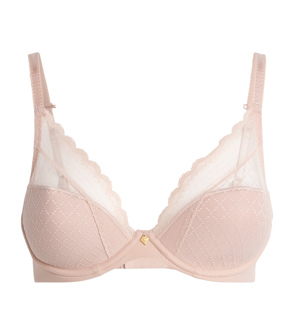 Chantelle Womens Norah Chic Underwired T-Shirt Bra Dusky Pink
