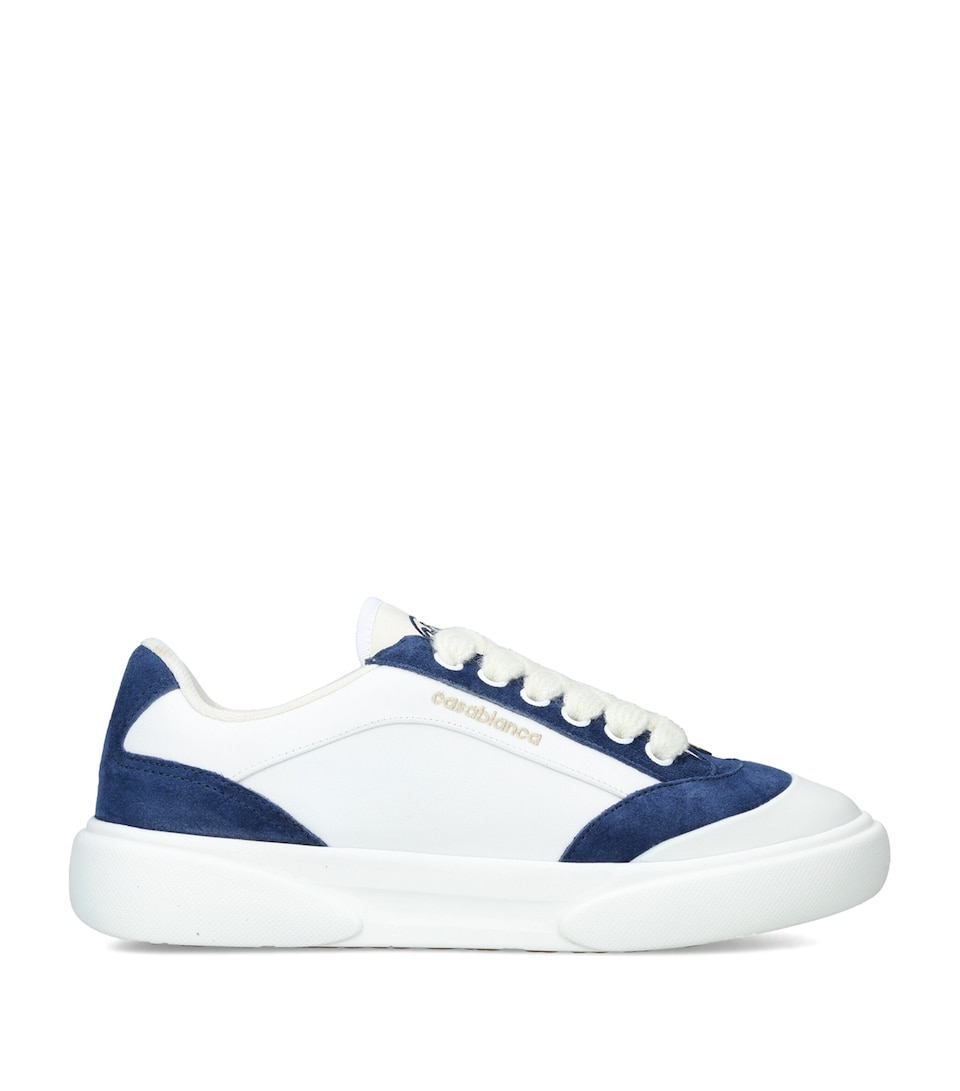 Casablanca1942 Leather Del Mar Sneakers White/navy