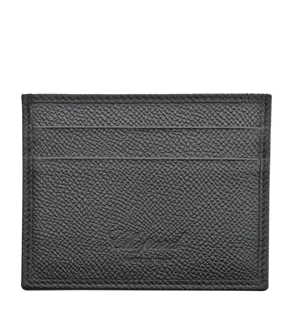 Chopard Small Leather Il Classico Card Holder Black
