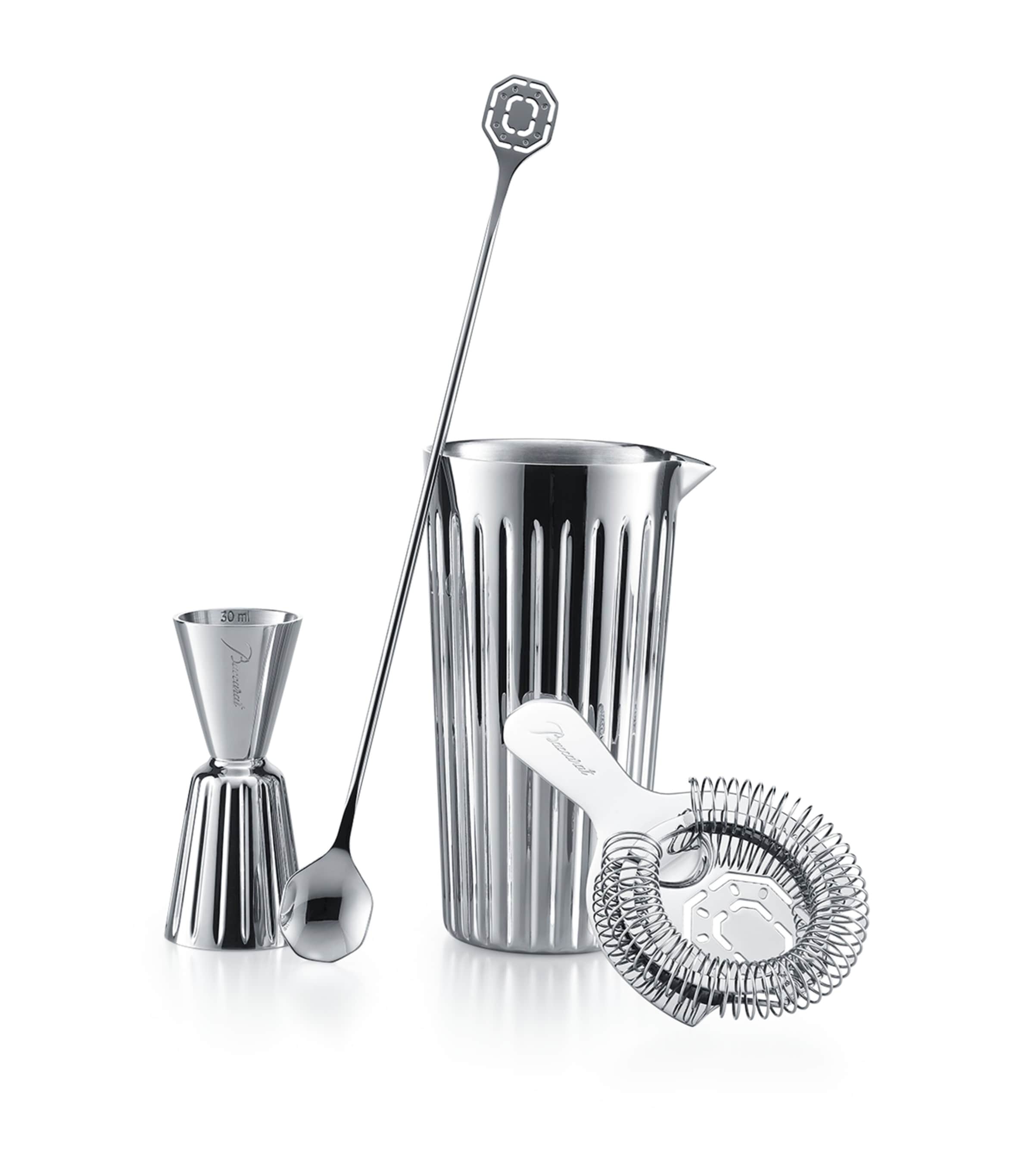 Baccarat Harmonie Bar Accessories (Set of 4) Clear