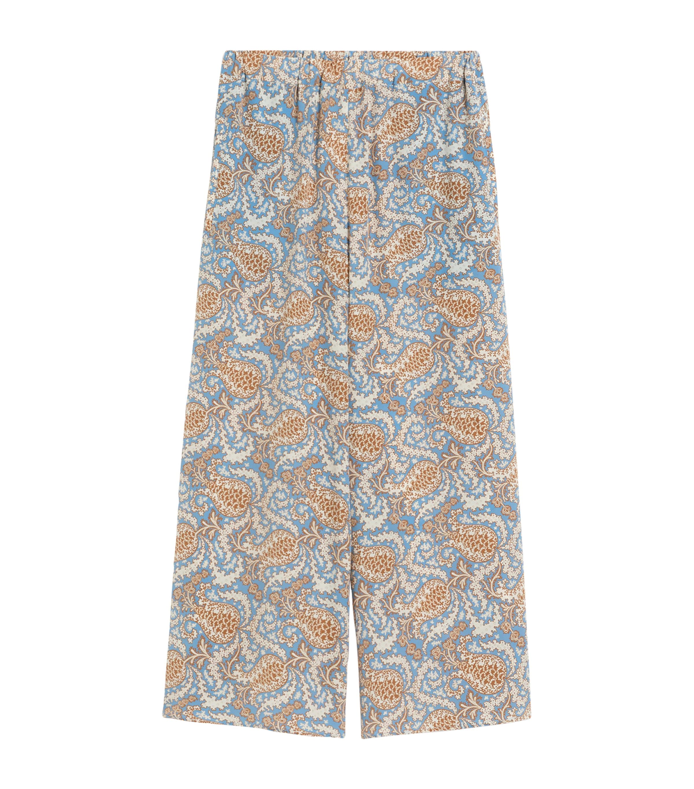 Cropped Printed Trousers