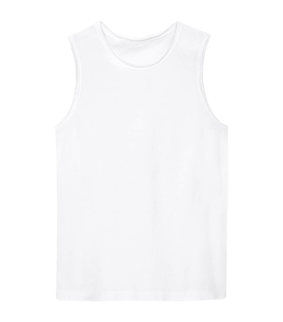 AllSaints Womens Organic Cotton Jenny Tank Top Optic White