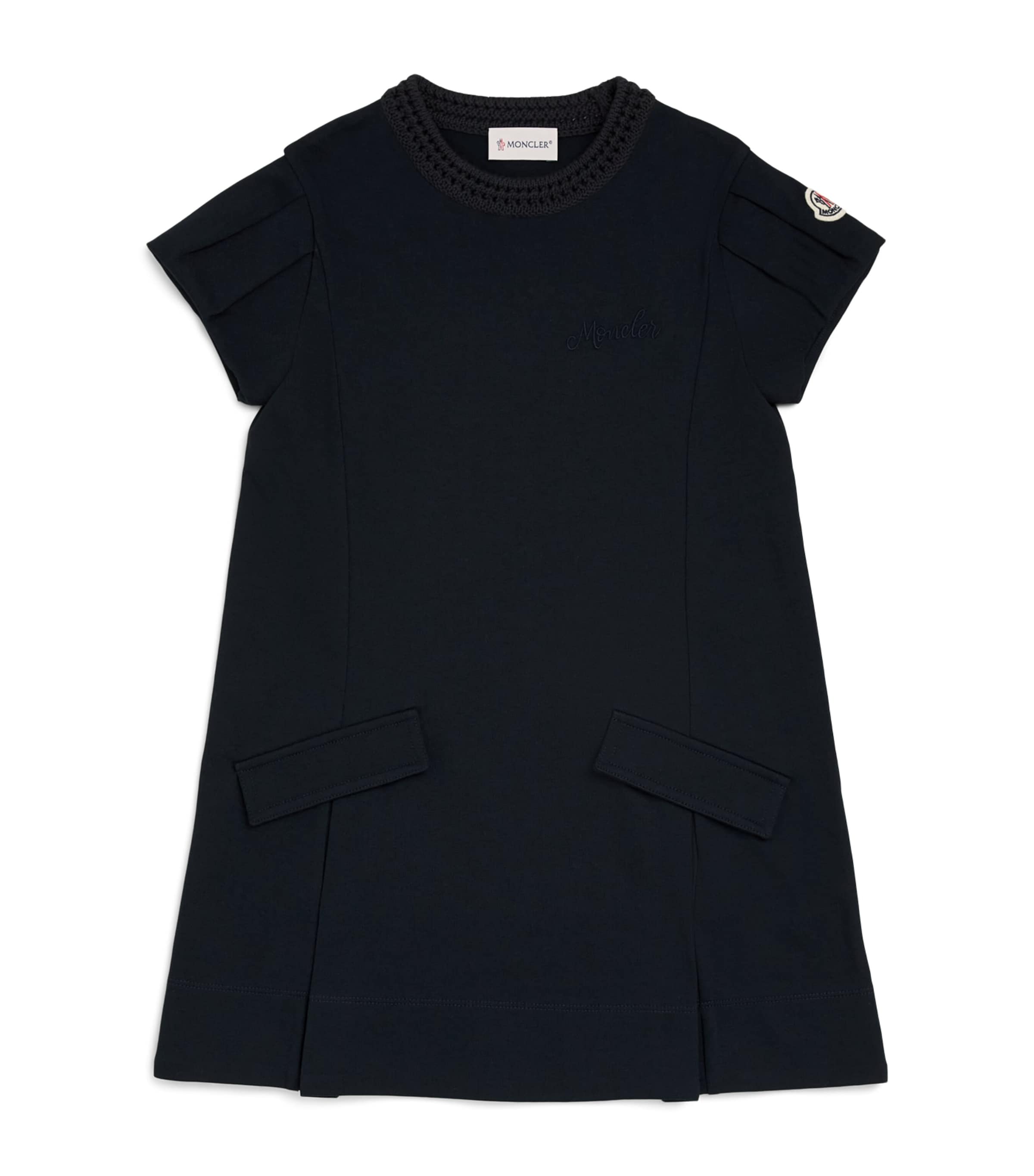 Cotton Crochet-Trim Dress (8-10 Years)