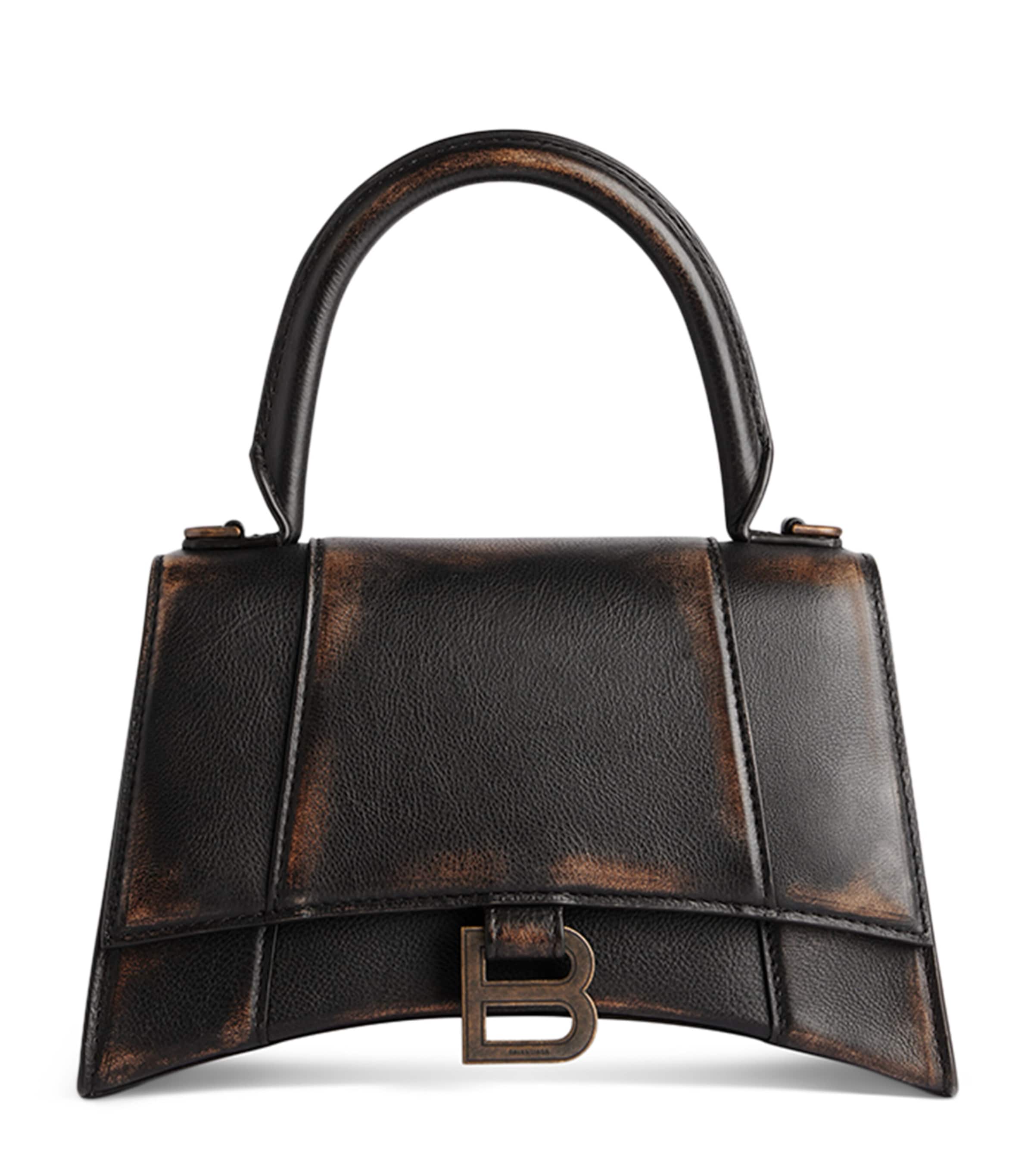トートバッグ BALENCIAGA Black Leather Hourglass Shoulder Bag 5309fd27a0e4d2ccfb35749885a84f