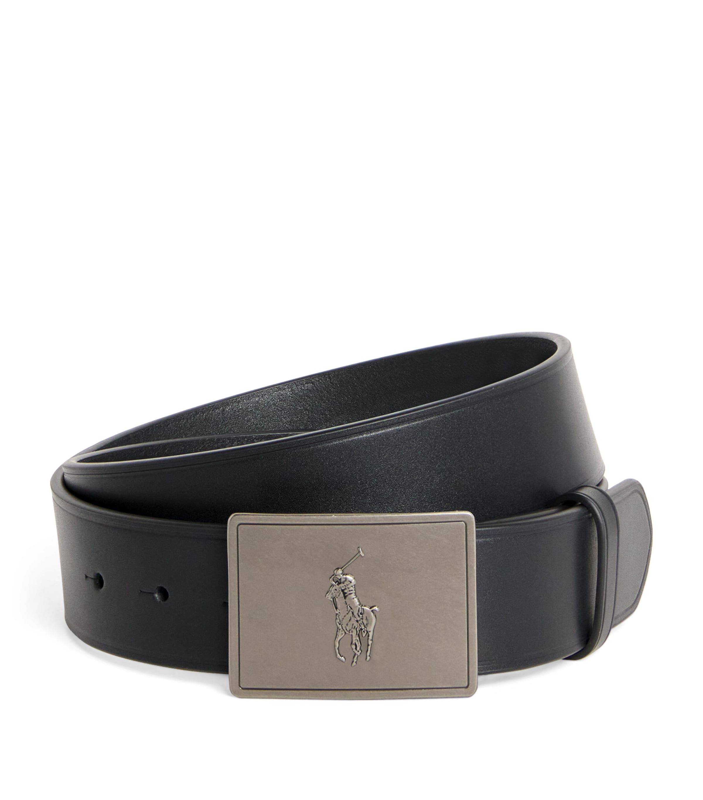 Leather Polo Pony Belt