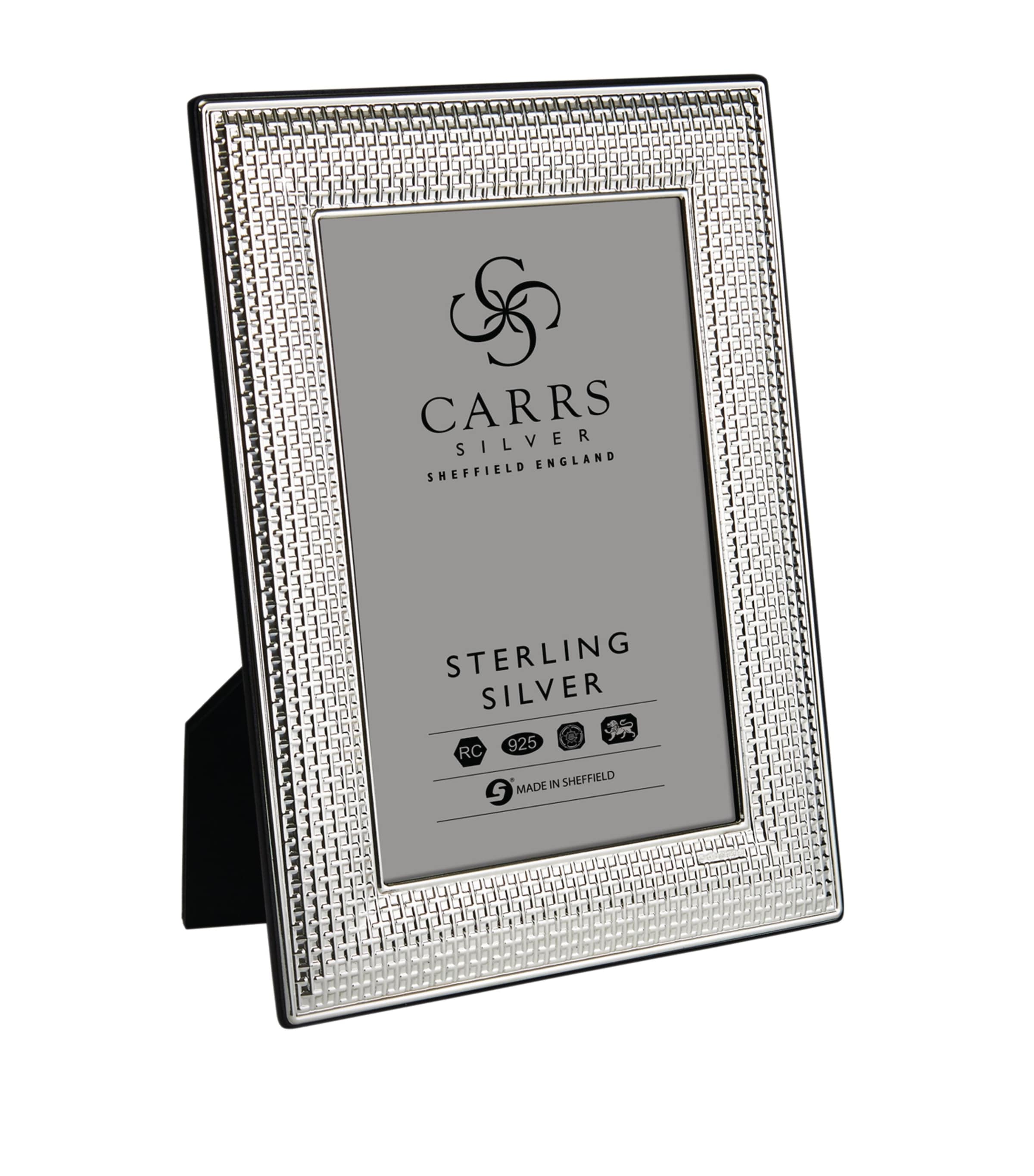 Sterling Silver Cross Stitch Photo Frame (8"x6")