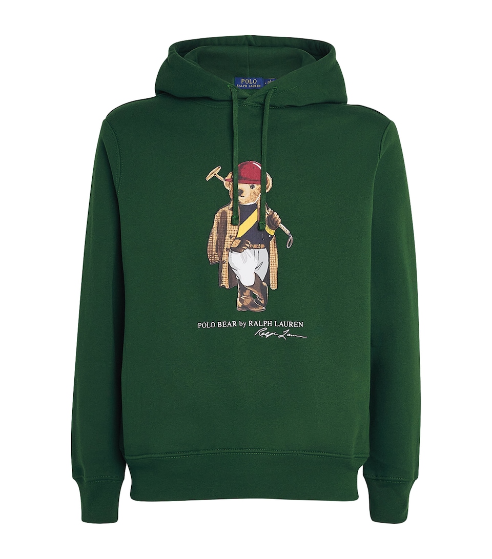 Cotton-Blend Polo Bear Hoodie