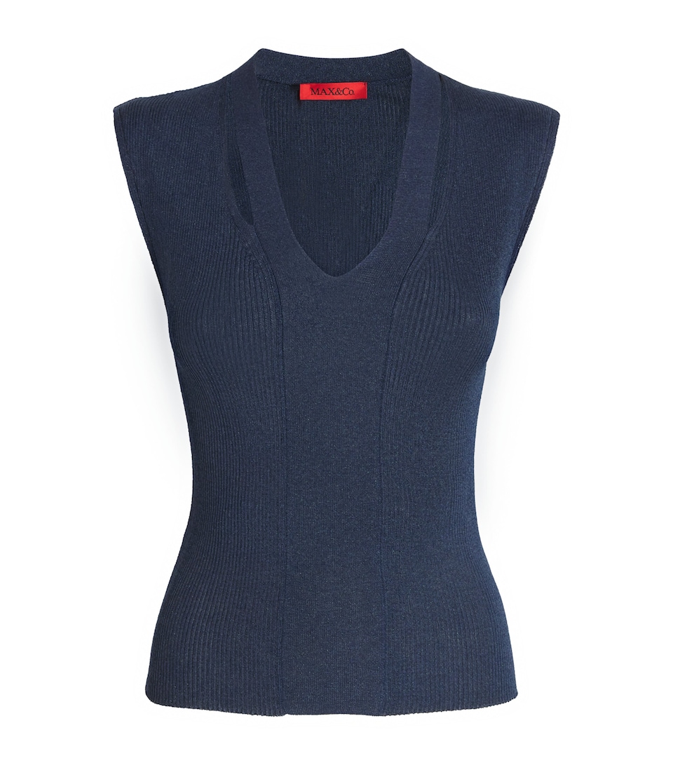 Knitted Cut-Out Top
