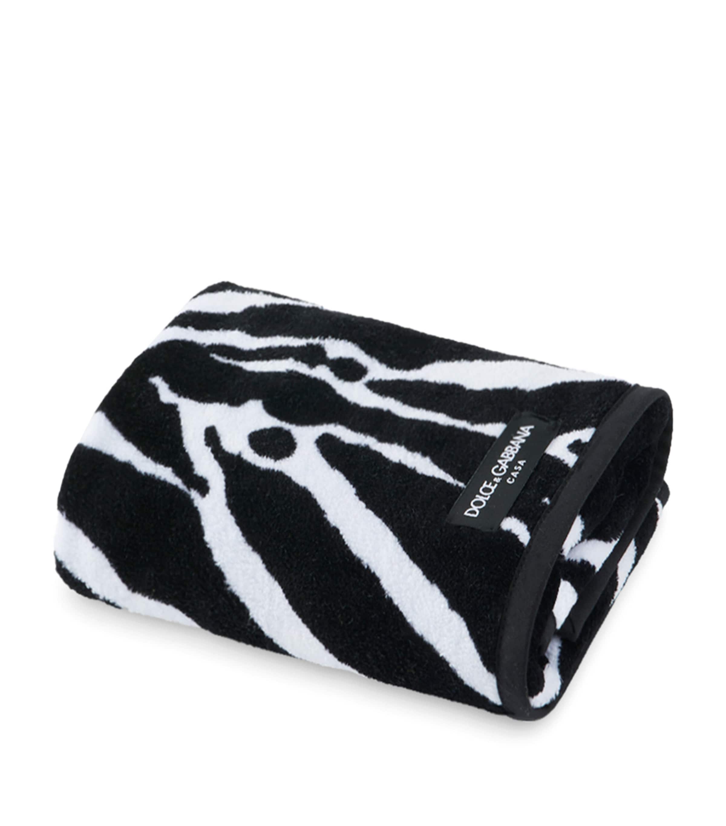Cotton Zebra Print Guest Towel (40cm x 60cm)