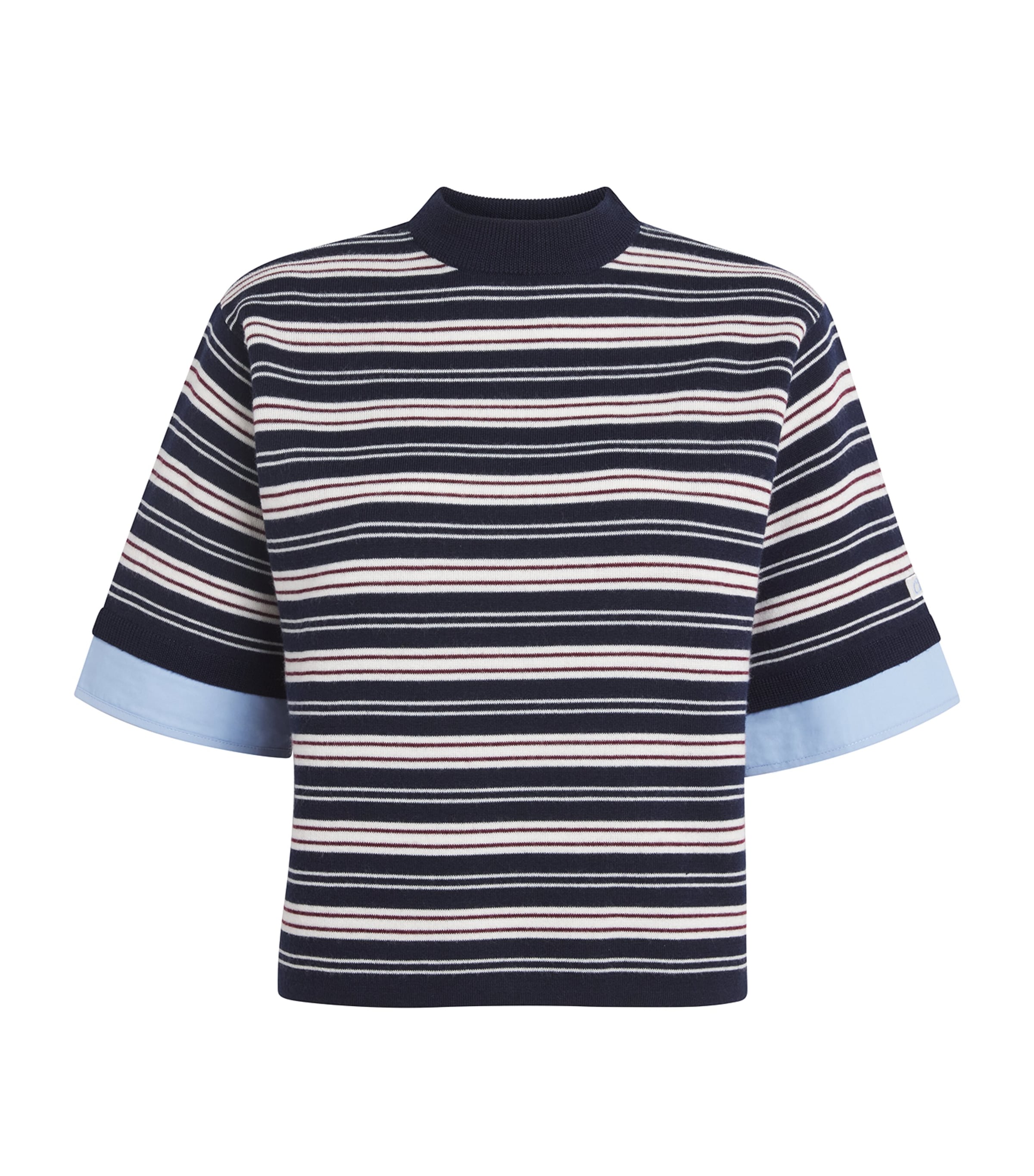 Cropped Stripe Sweater