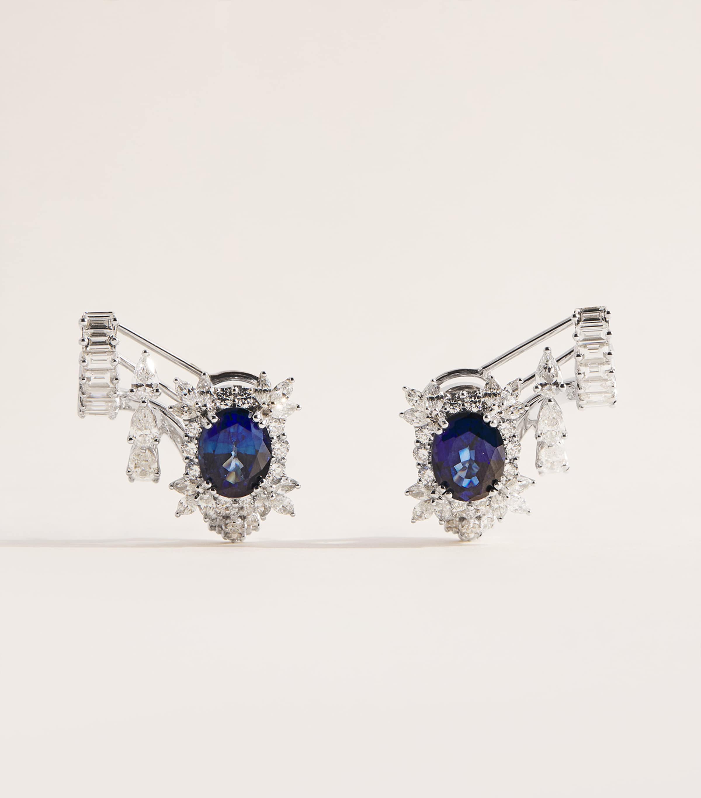 Yeprem White Gold and Diamond Y-Couture Earrings White Gold