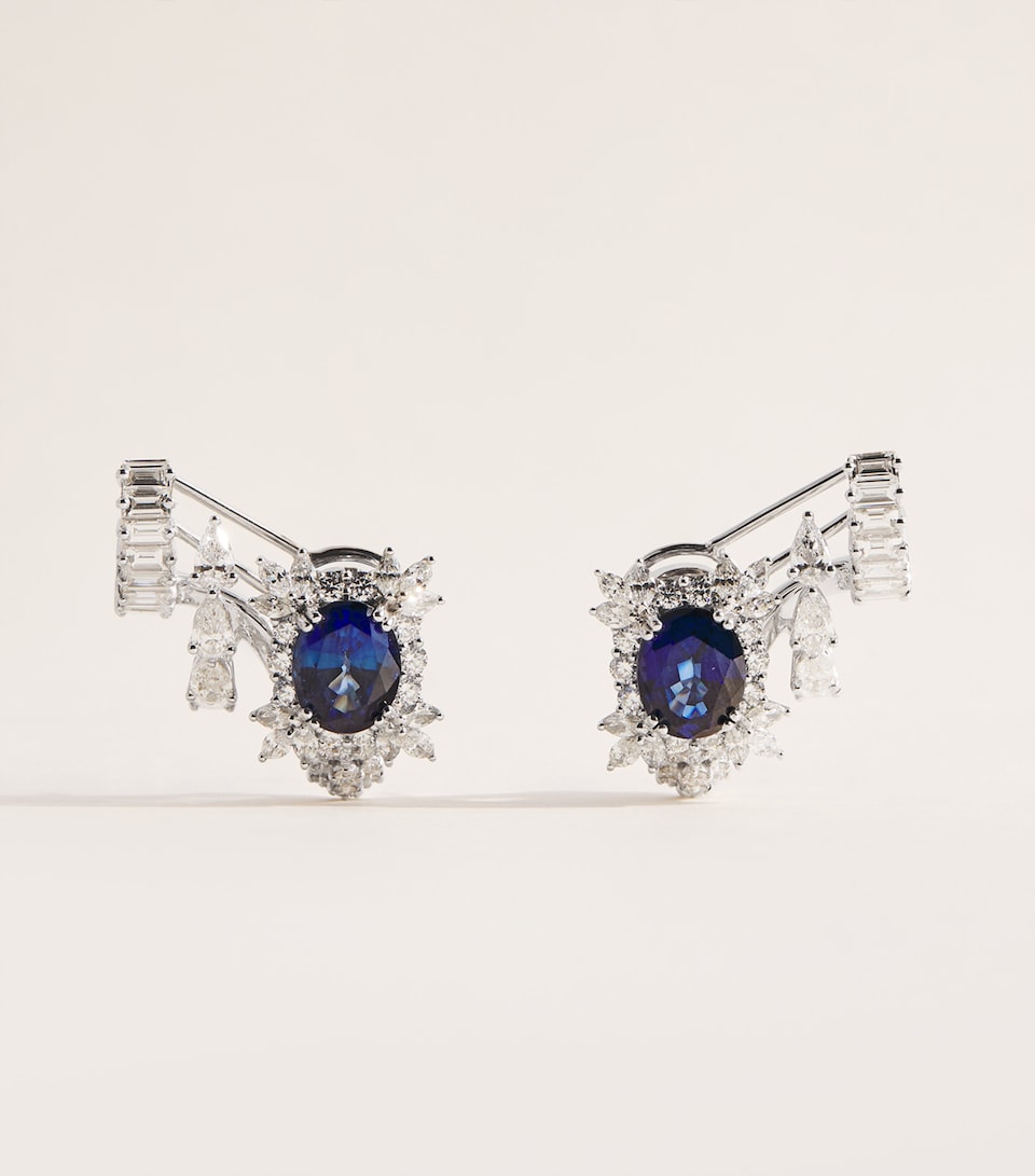Yeprem White Gold and Diamond Y-Couture Earrings White Gold