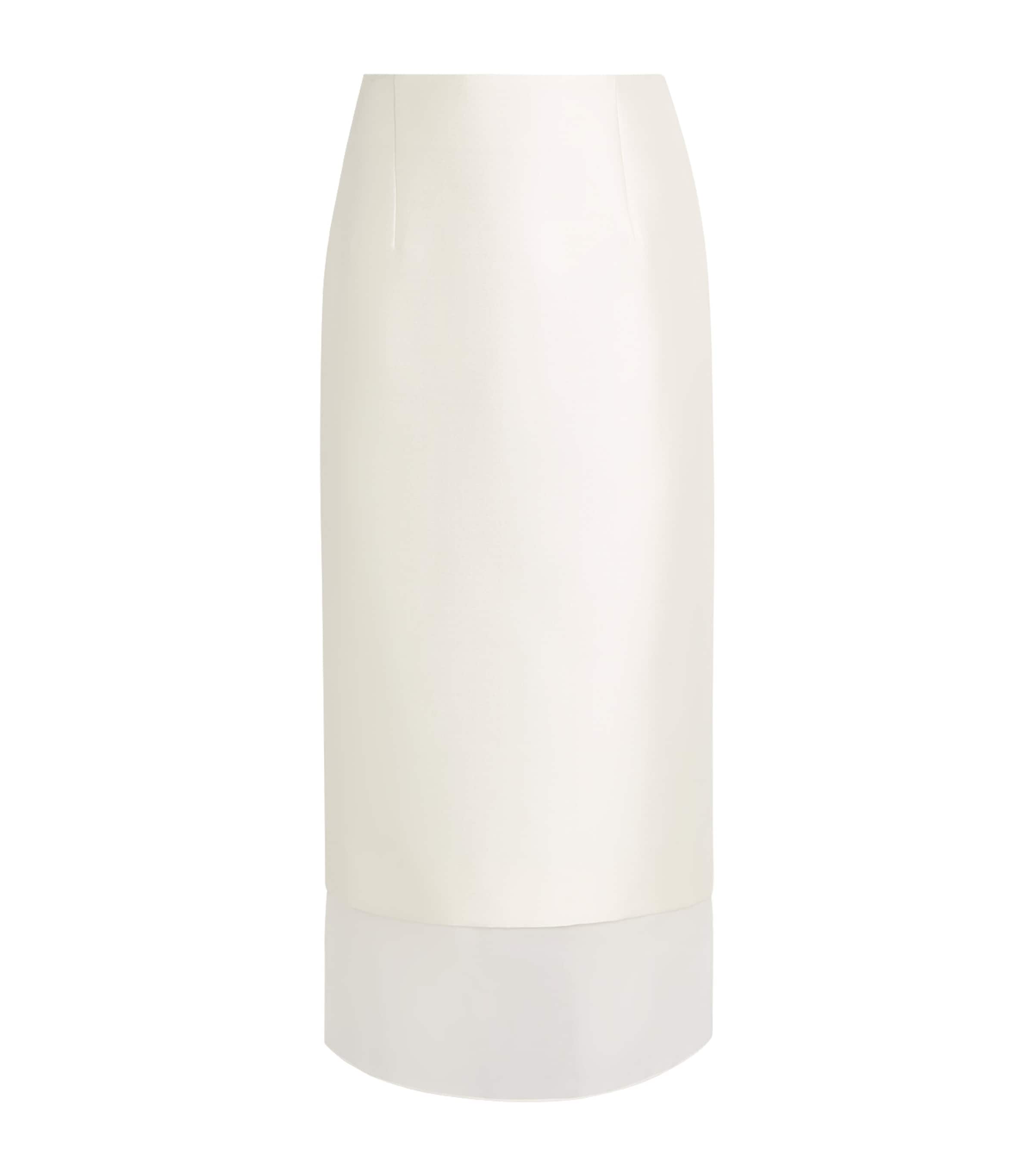 Voranida Womens Aeron Midi Skirt Ecru