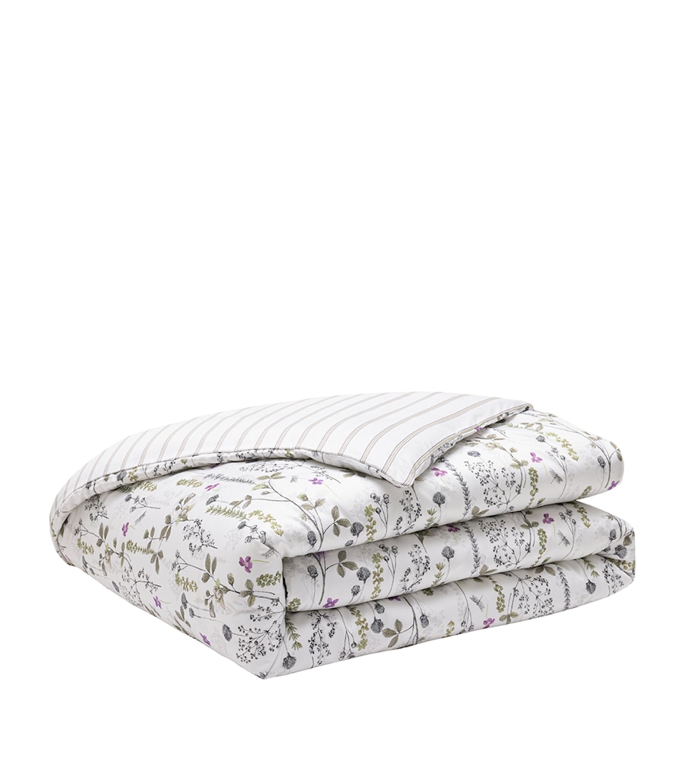Alexandre Turpault Organic Cotton Bucolique King Duvet Cover (230cm x 220cm) White
