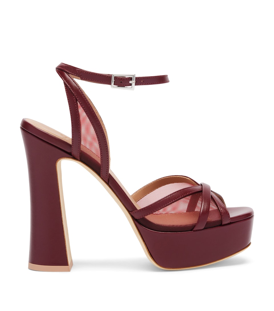 Mesh Sylvie Platform Sandals 125