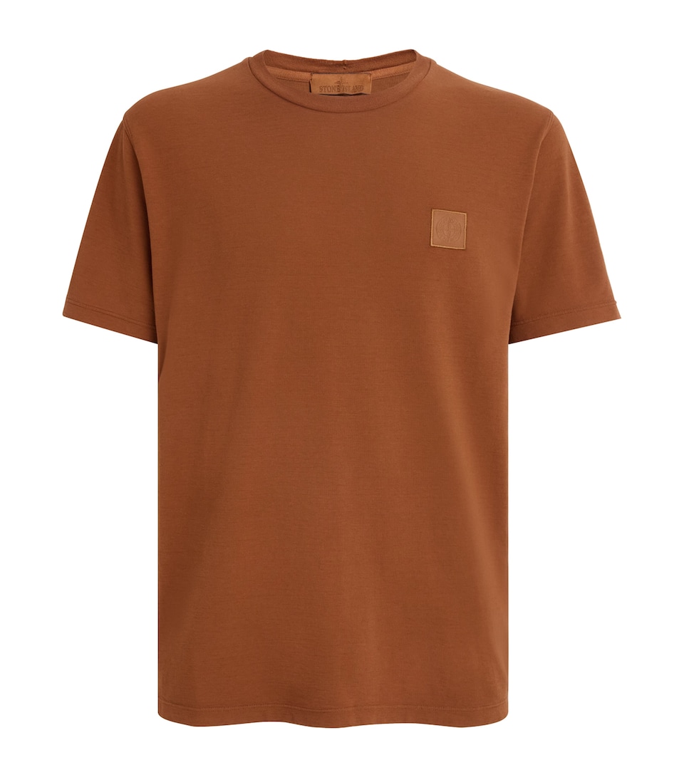 Stone Island Mens GHOST PIECE Logo T-Shirt
