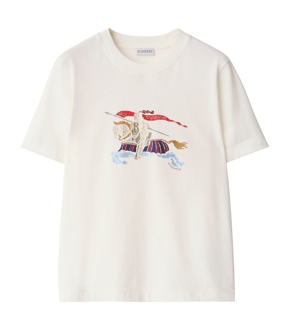 Cotton Crystal-Embellished T-Shirt