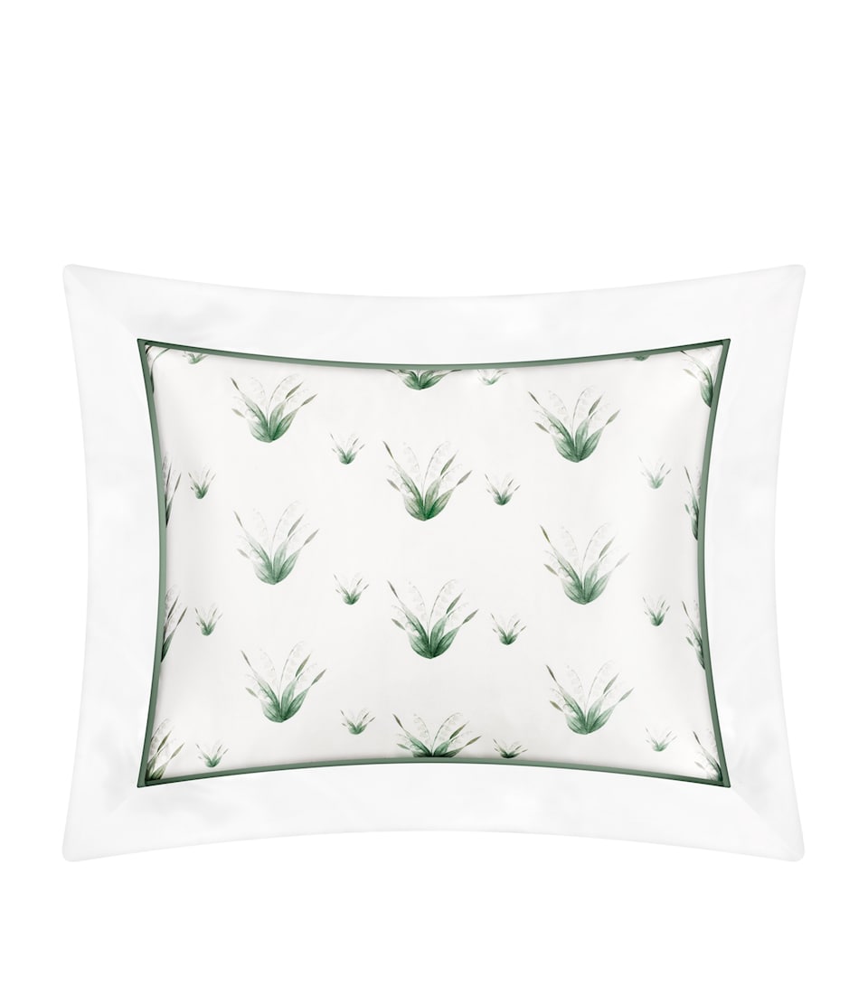 x Memo Press Silk Lily Of The Valley Boudoir Oxford Pillowcase (30cm x 40cm)