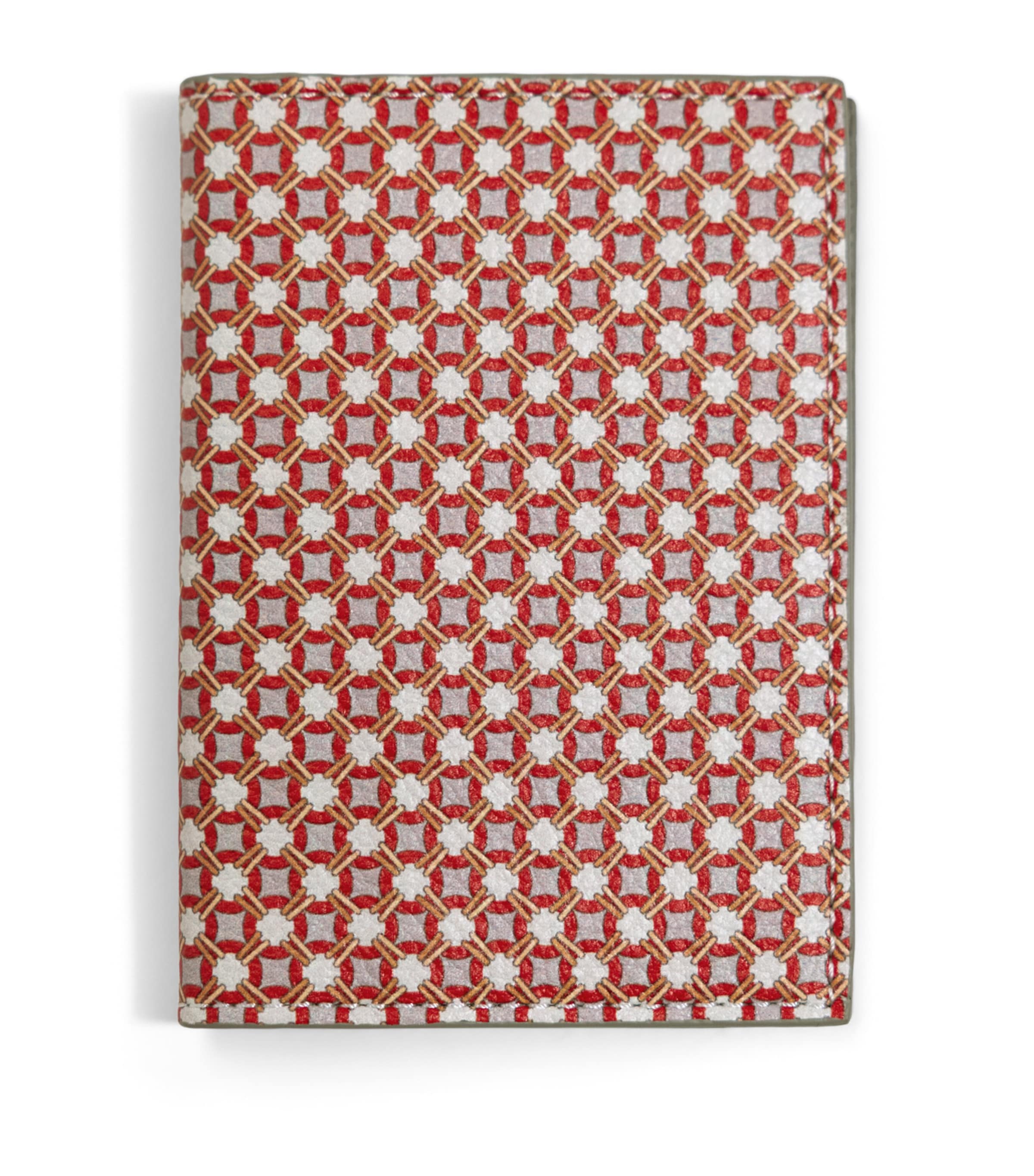 Poltrona Frau Traveller's Collection Card Holder Pelle Blsm Chn Red
