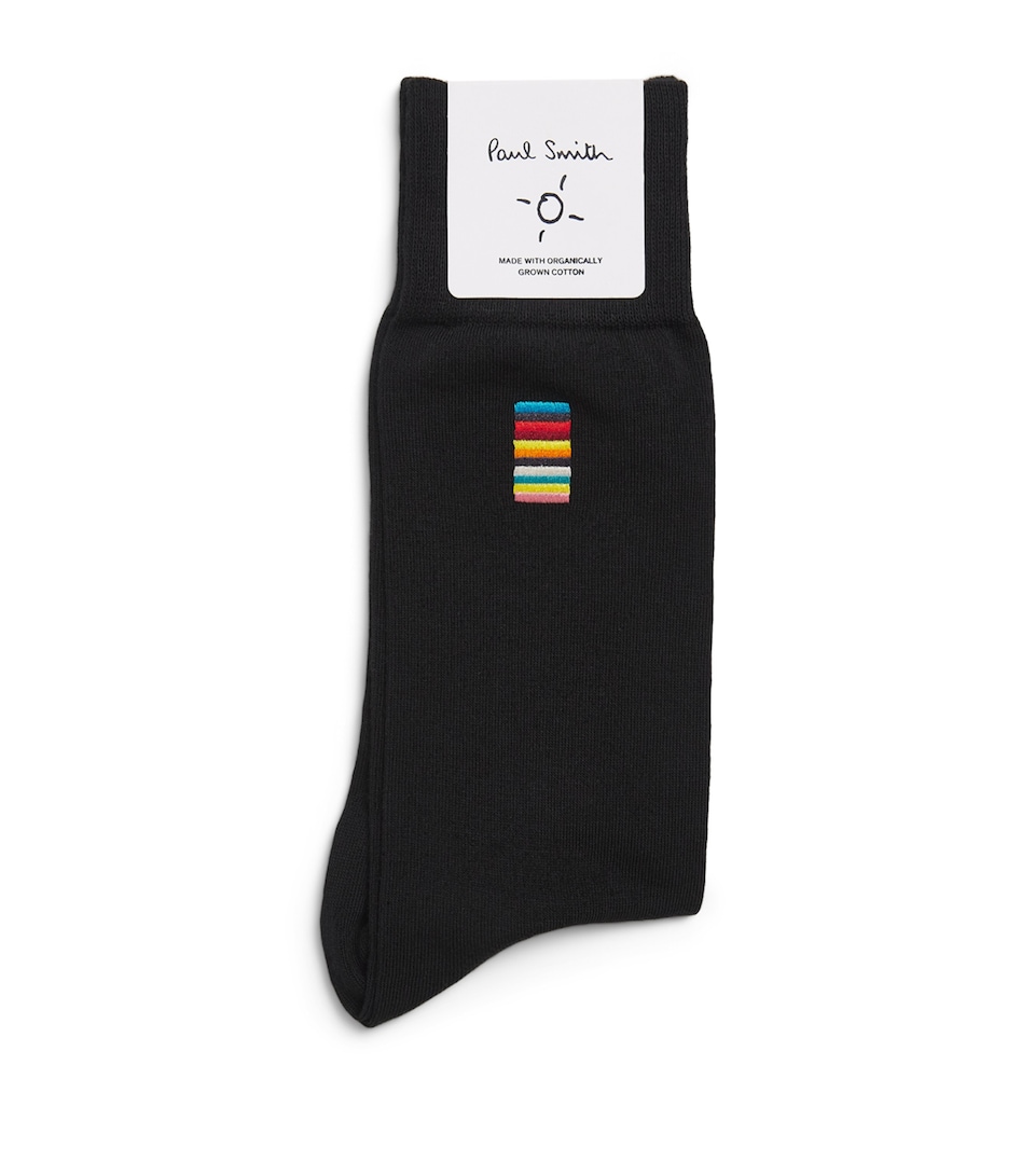 Paul Smith Mens Embroidered Signature Stripe Socks