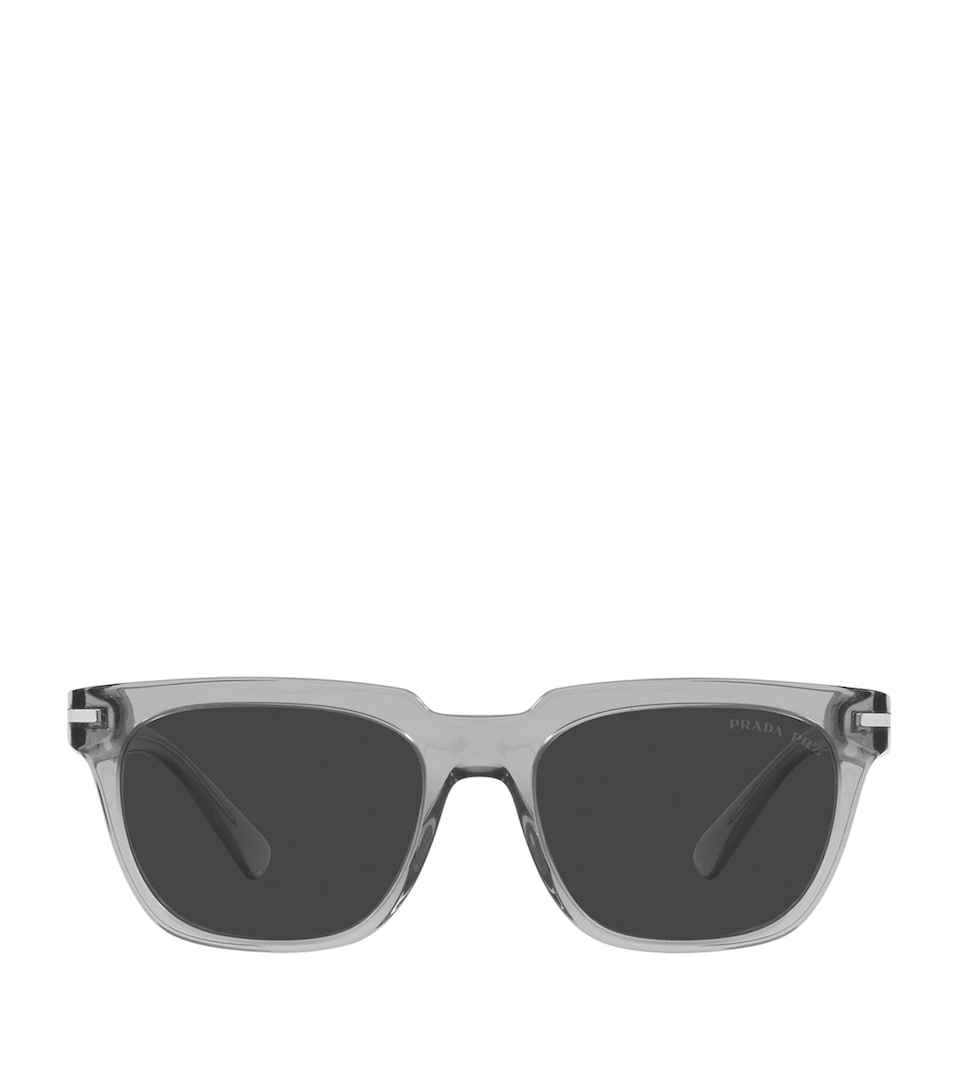 Clear Acetate Wayfarer Sunglasses